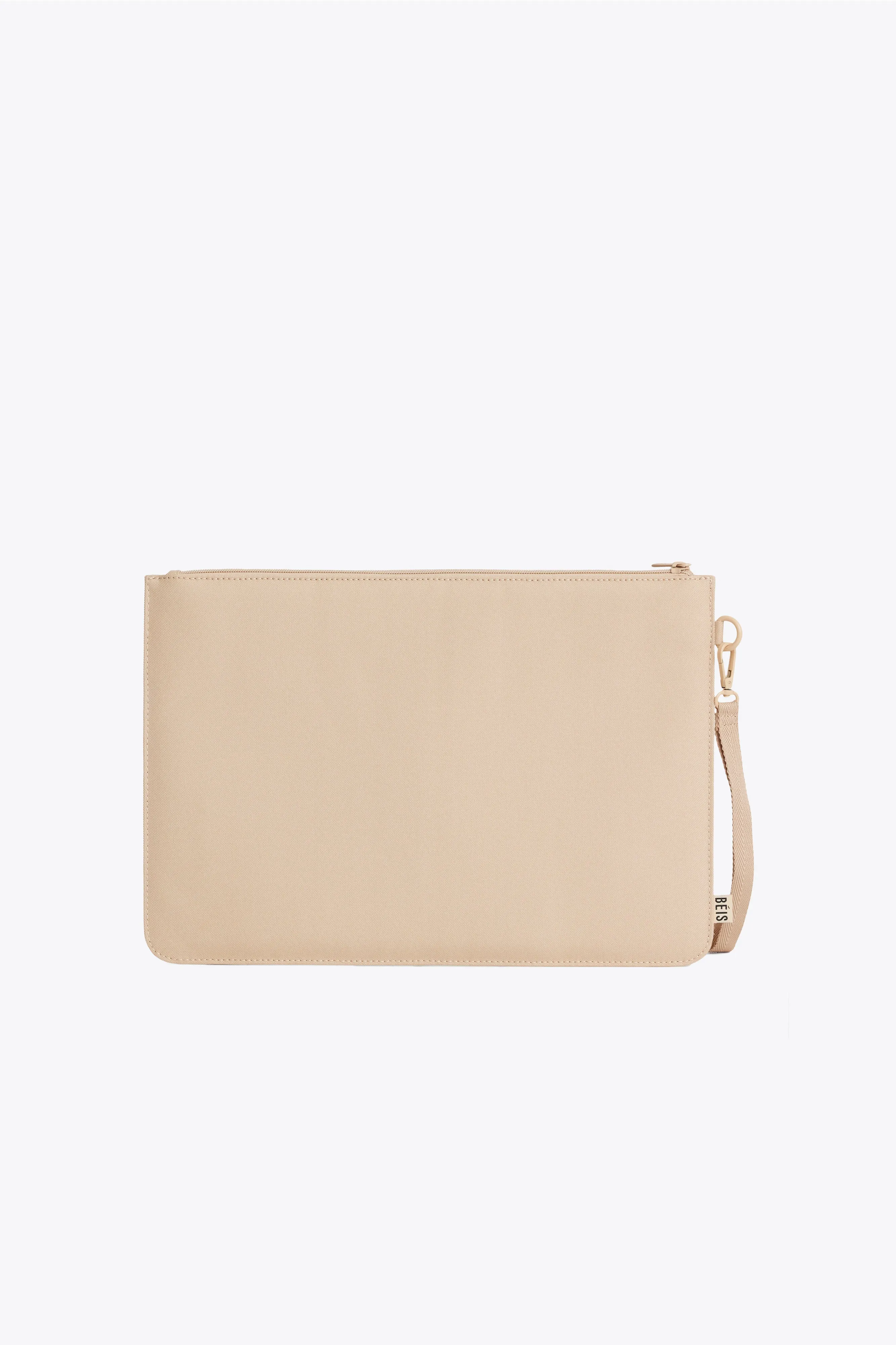 The BÉISics Laptop Pouch in Beige sold by Beis