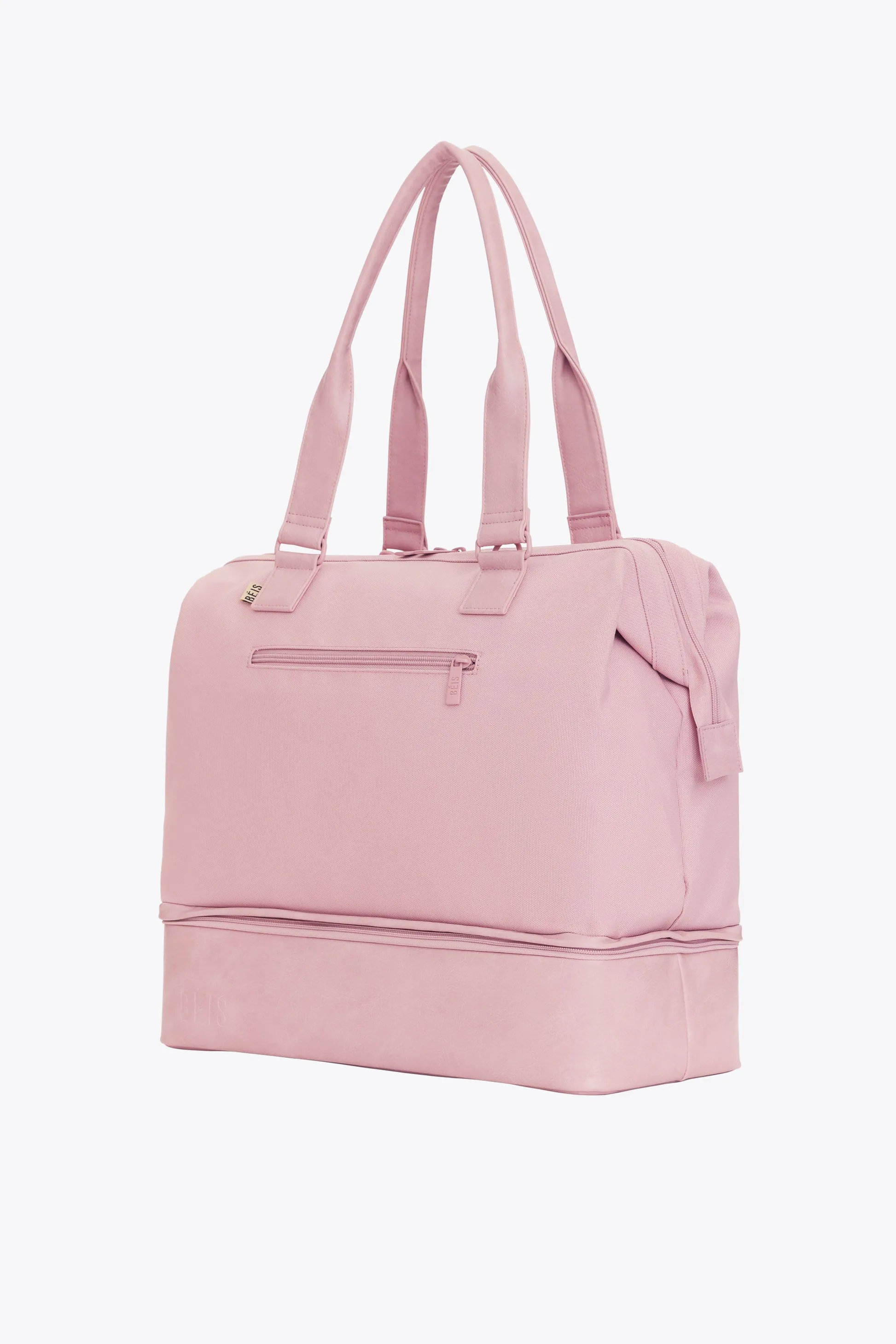 The Convertible Mini Weekender in Atlas Pink sold by Beis product image thumbnail 3