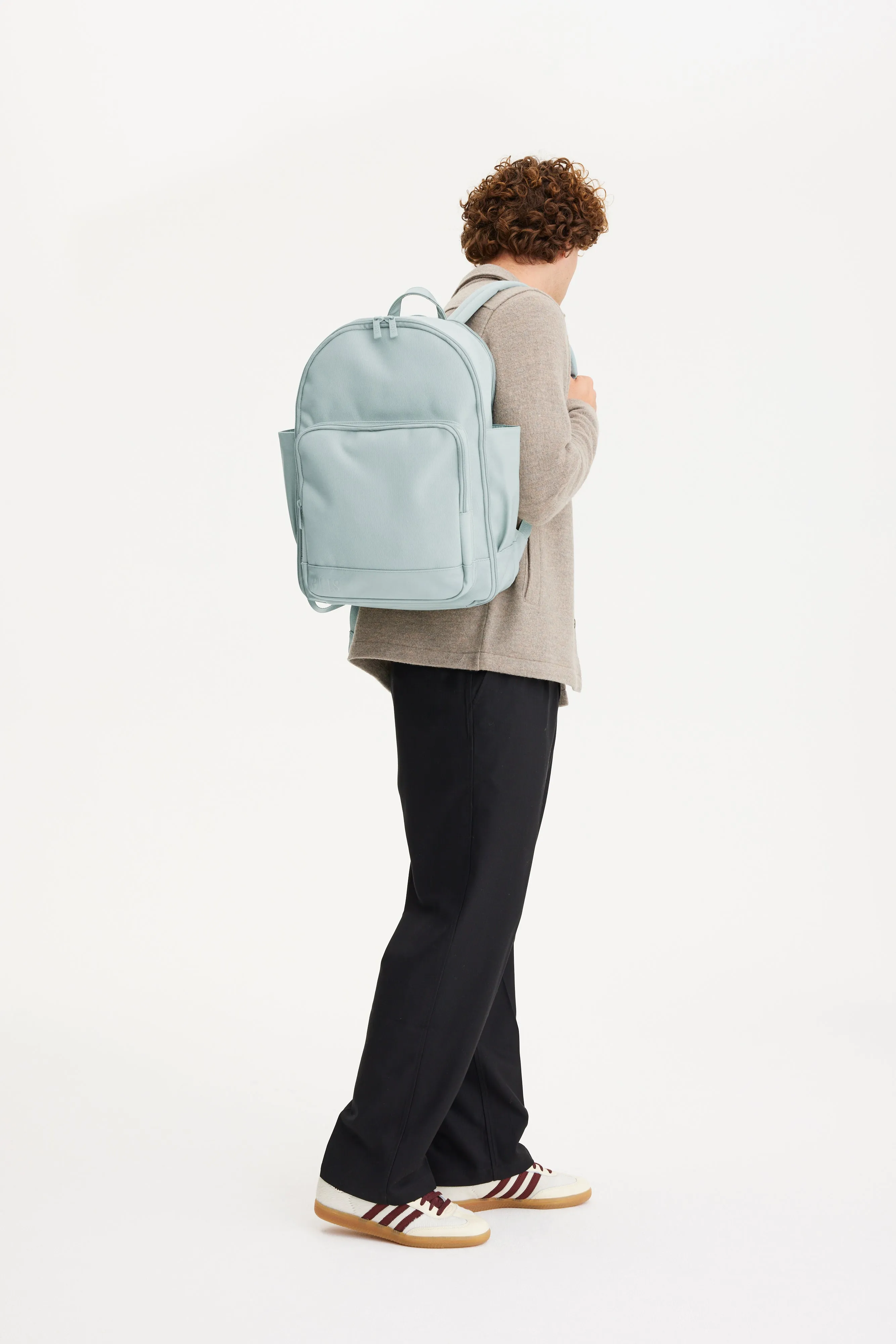 The Travel Backpack in Slate sold by Beis product image thumbnail 5