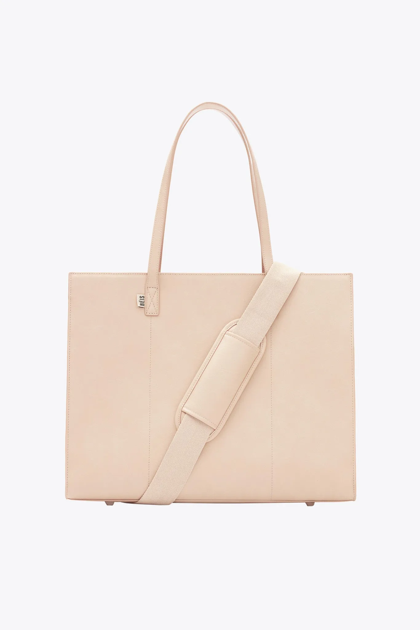 The Large Work Tote in Beige sold by Beis