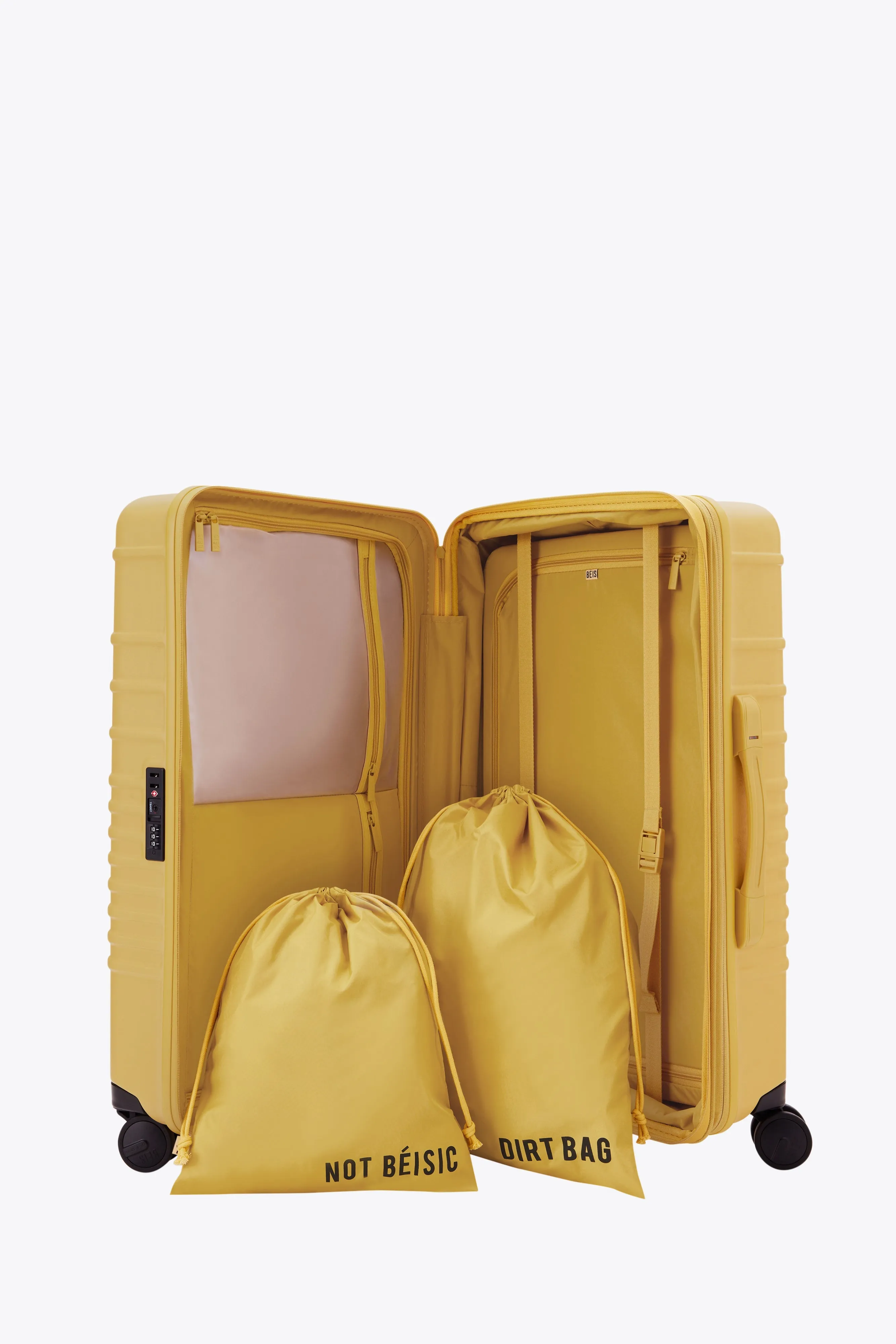 The Medium Check-In Roller in Honey sold by Beis product image thumbnail 4