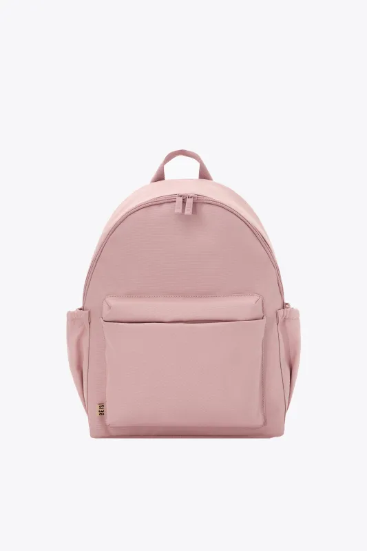 The BÉISics Backpack in Atlas Pink made by Beis