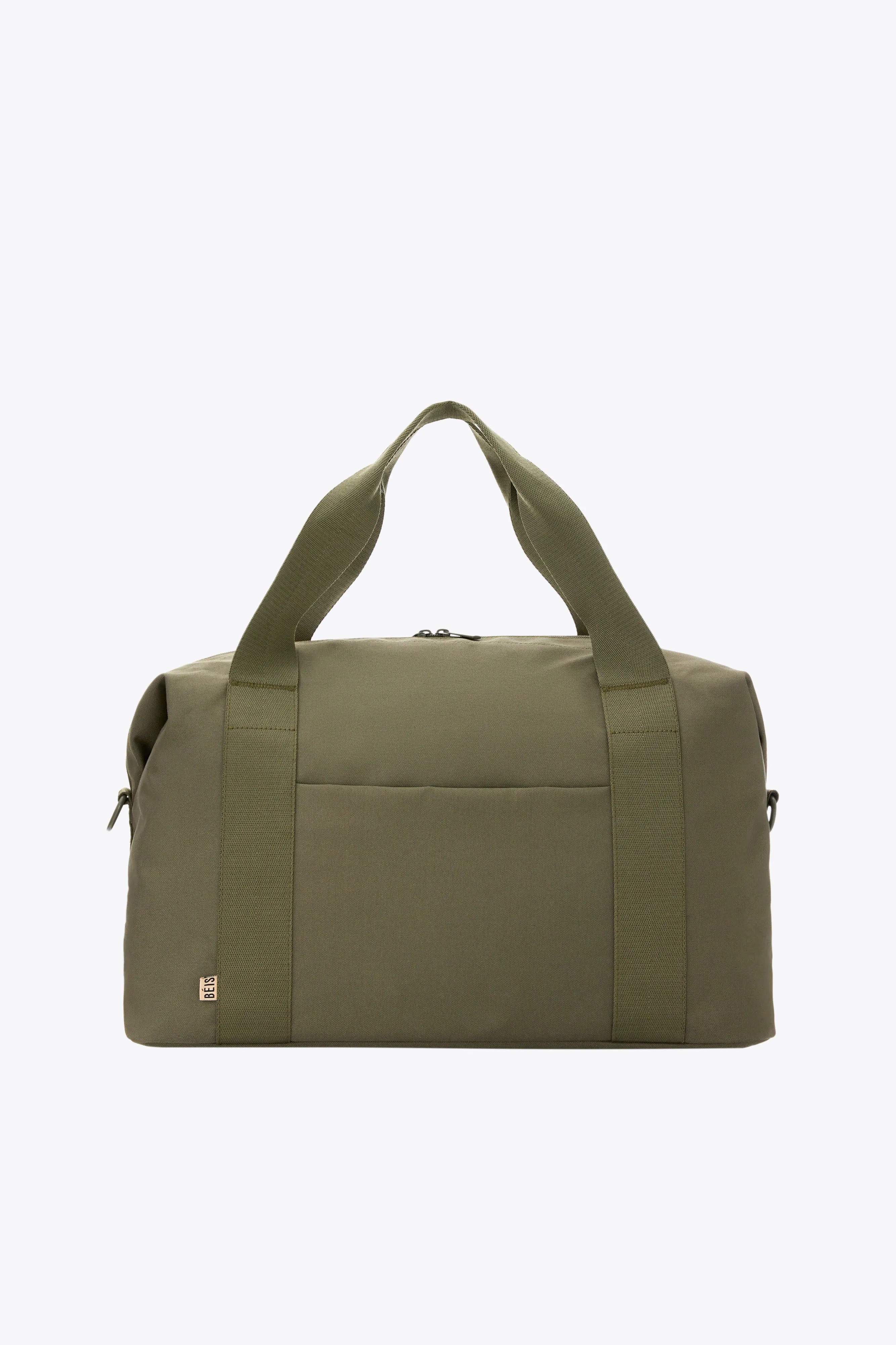 The BÉISics Duffle in Olive sold by Beis