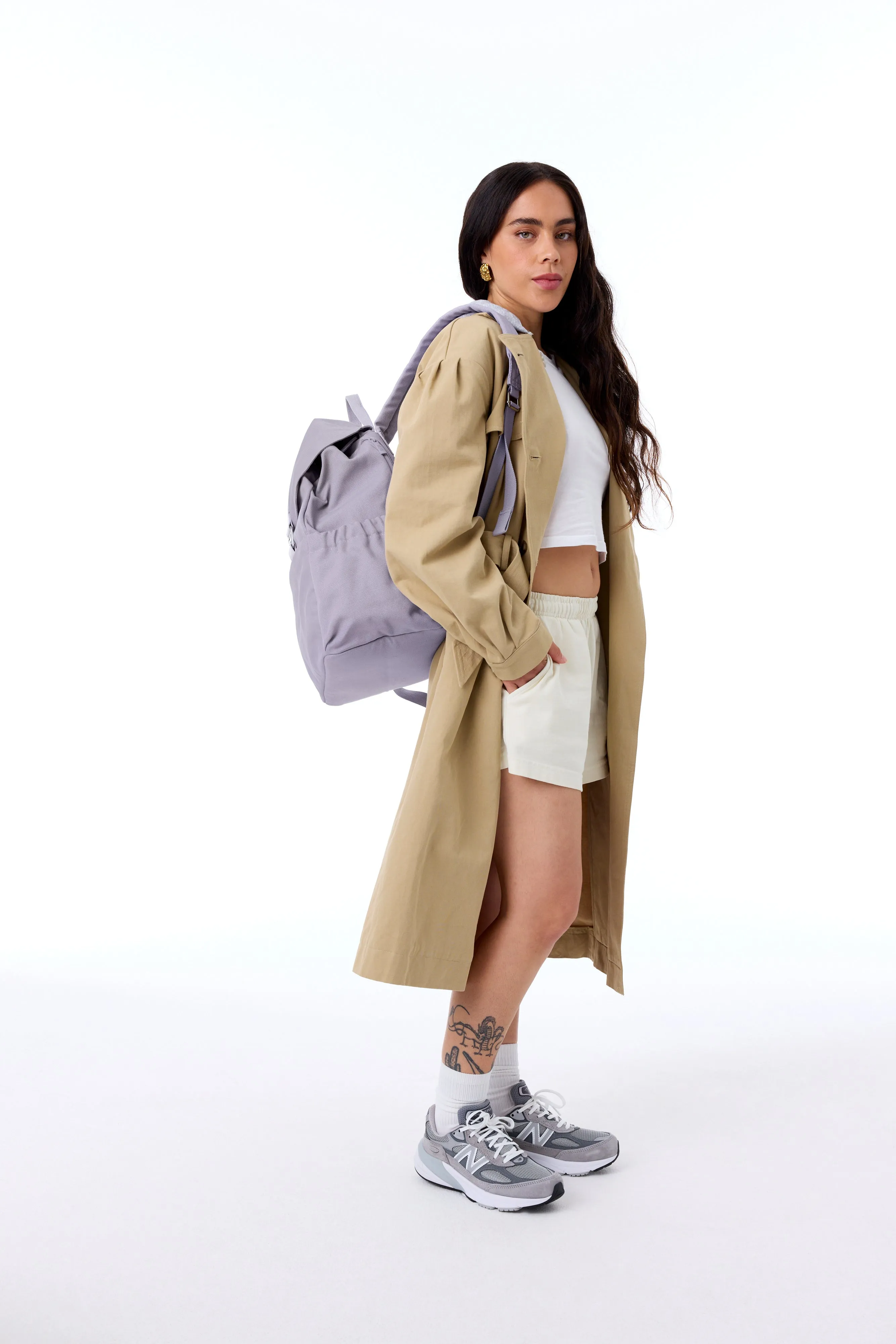 The Rucksack in Lavender sold by Beis product image thumbnail 4