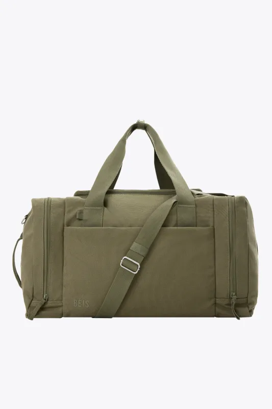 The Utility Duffle in Olive made by Beis
