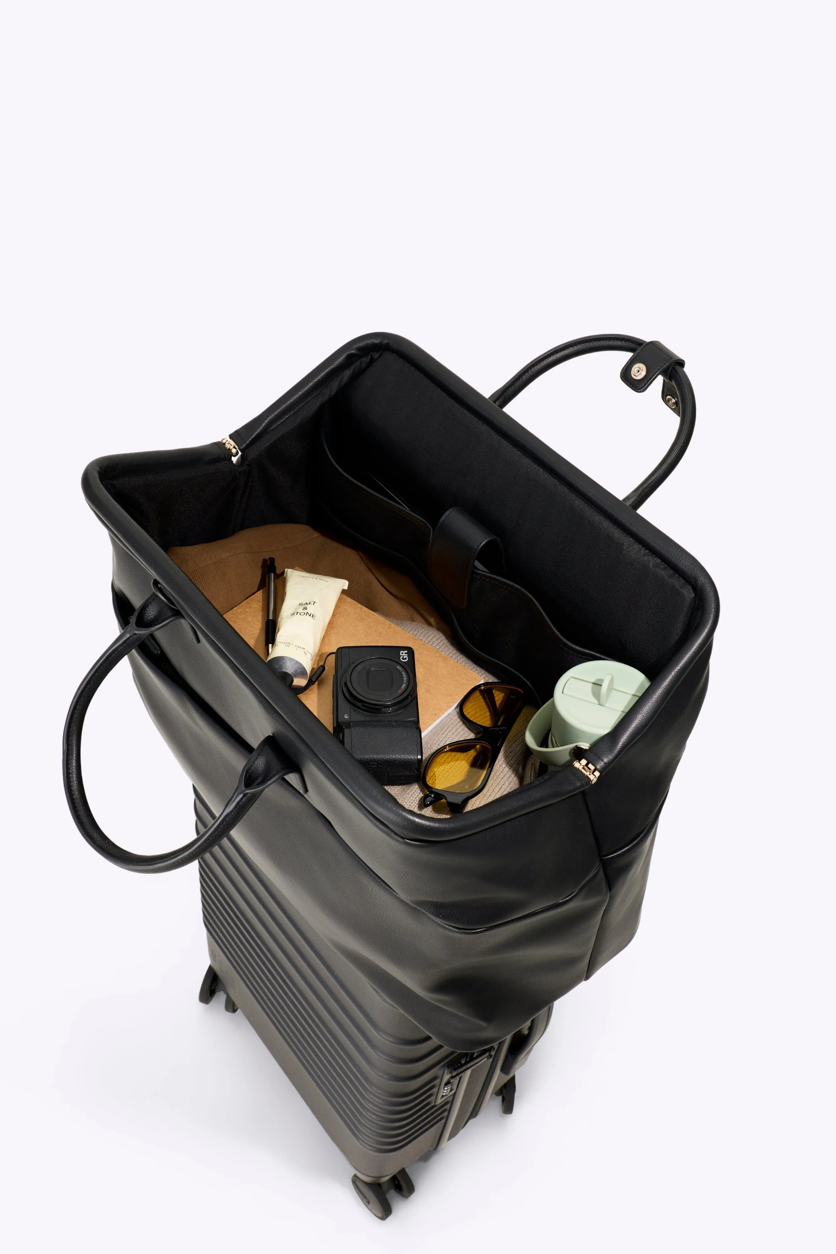 The Essential Weekender in Black sold by Beis product image thumbnail 3