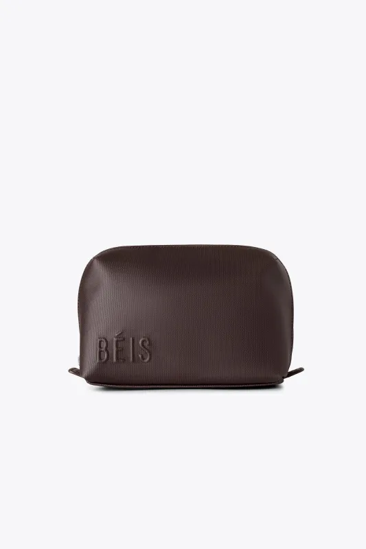 The Small Cosmetic Pouch in Espresso made by Beis