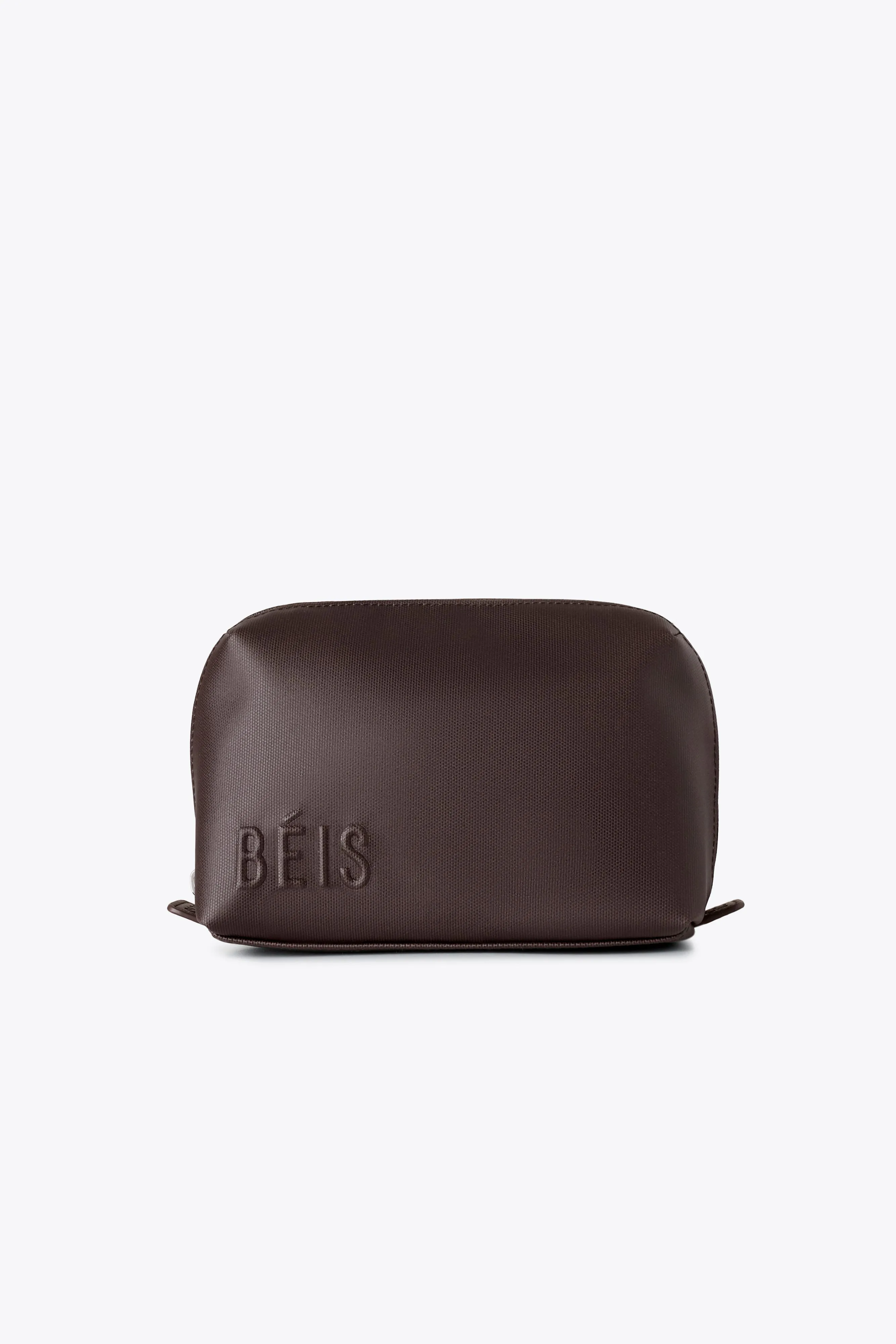 The Small Cosmetic Pouch in Espresso sold by Beis