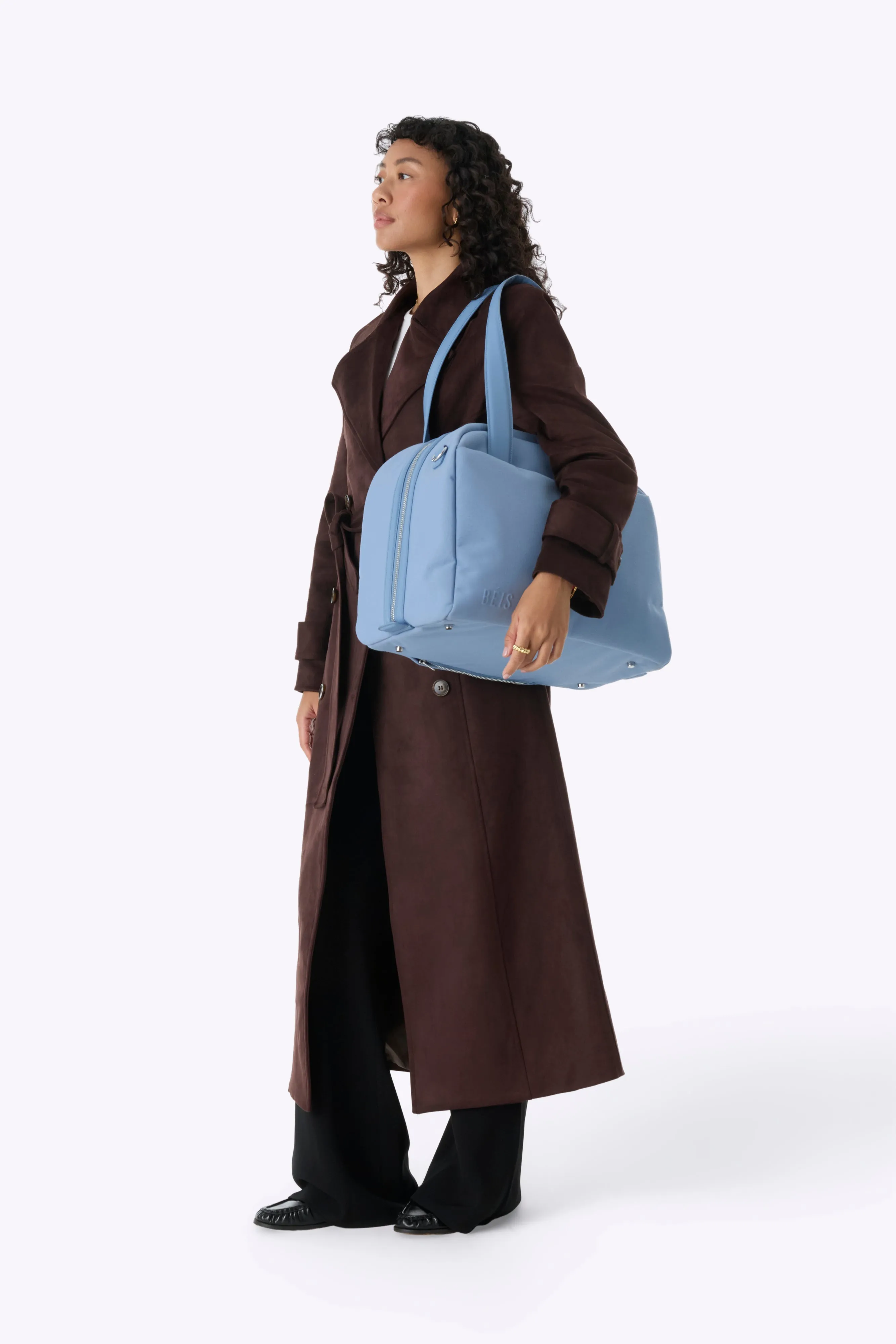 The Duffle in Dusty Blue sold by Beis product image thumbnail 5