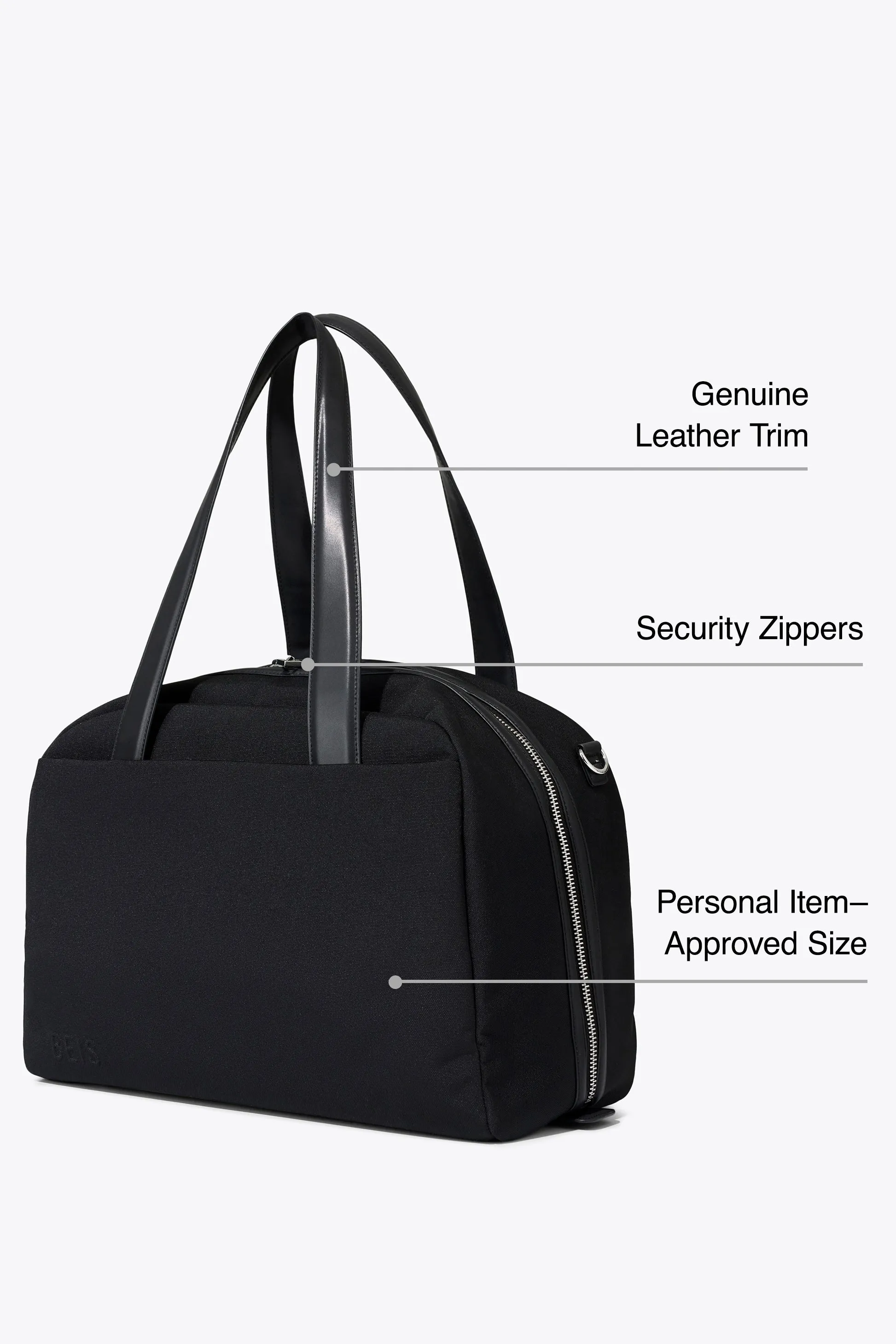 The Duffle in Black sold by Beis product image thumbnail 2