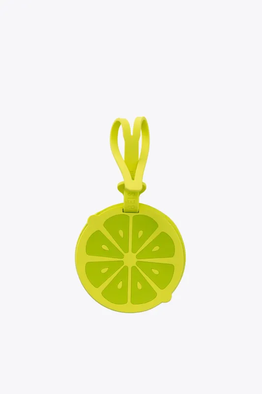 BÉIS x poppi The Luggage Tag in Lime made by Beis