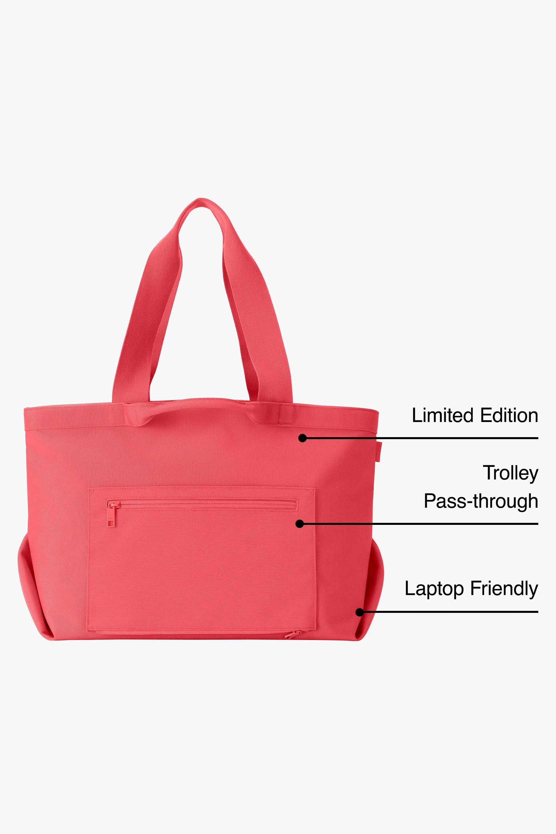 BÉIS x poppi The Travel Tote in Fruit Punch sold by Beis product image thumbnail 2