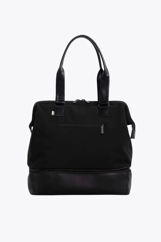 The Convertible Mini Weekender in Black made by Beis