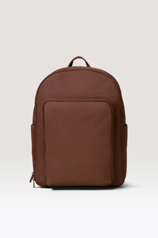 The Travel Backpack in Maple made by Beis
