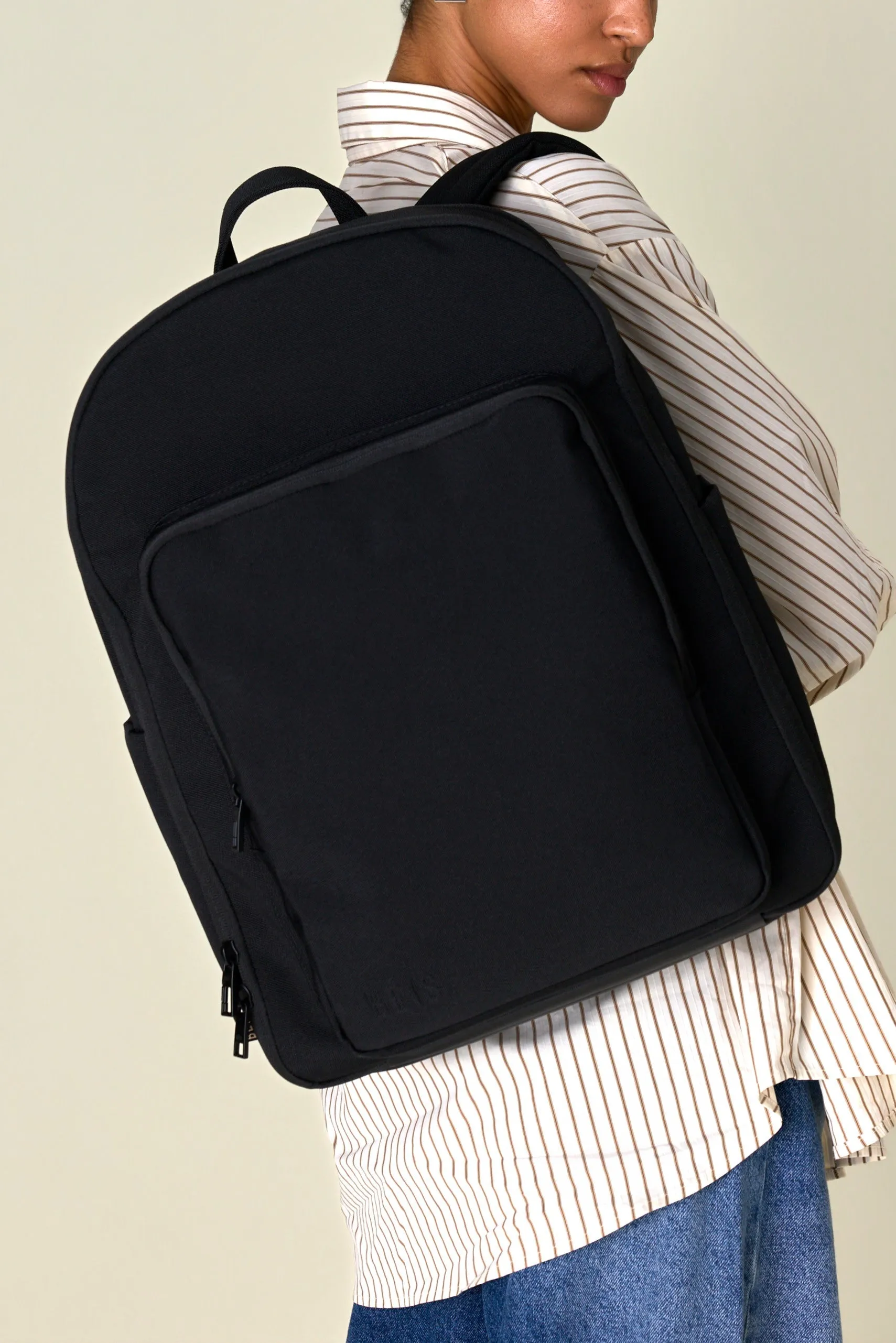 The Travel Backpack in Black sold by Beis product image thumbnail 4