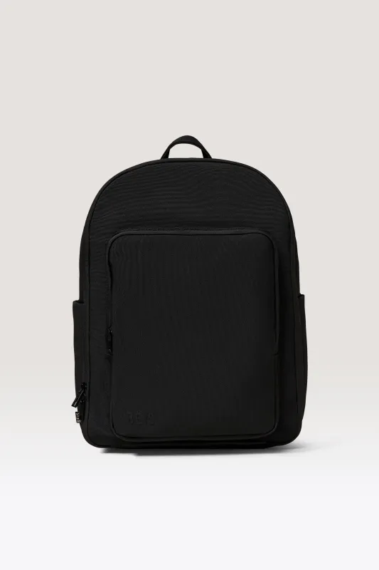 The Travel Backpack in Black made by Beis