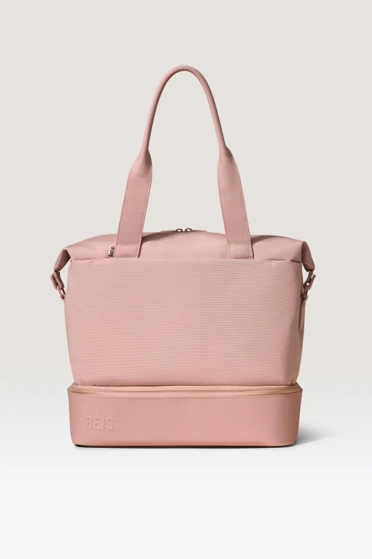 The Mini Weekender in Atlas Pink made by Beis
