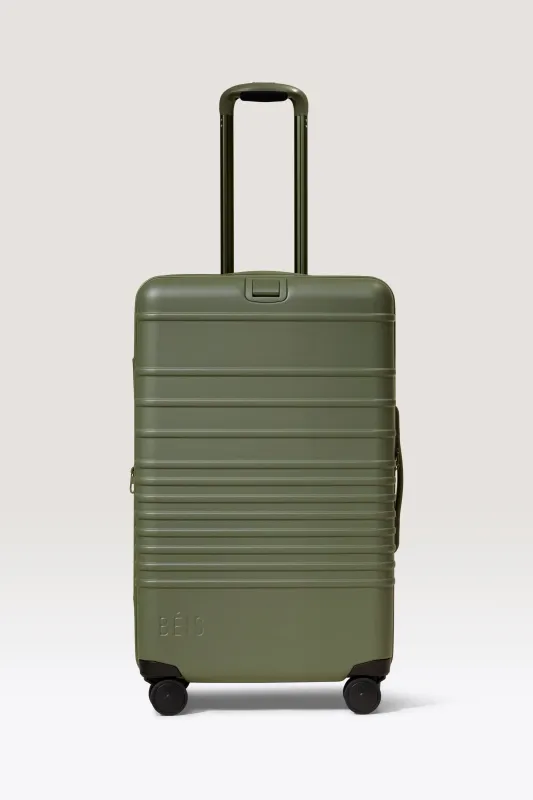 The Medium Check-In Roller in Olive made by Beis