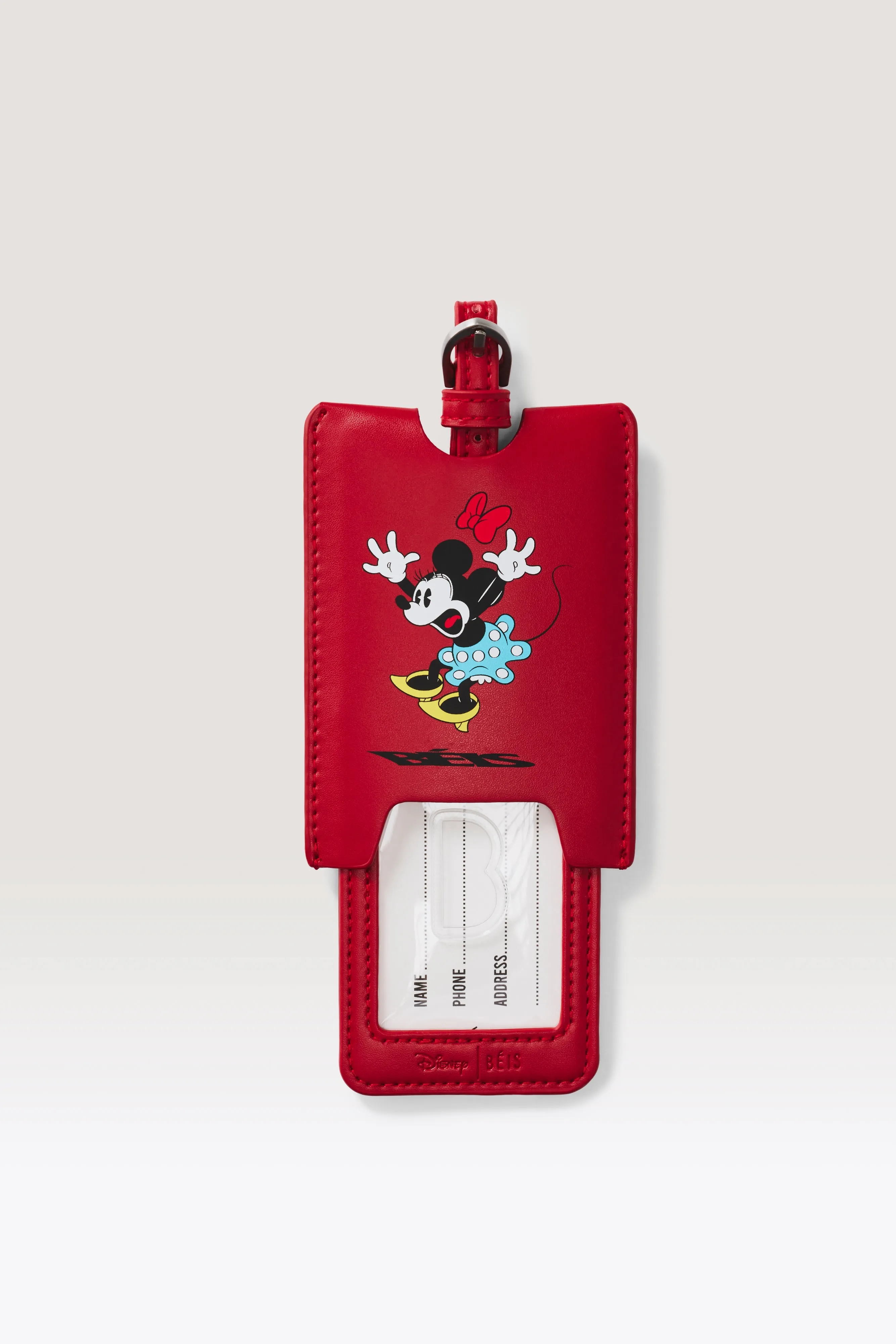 The Disney Luggage Tag in Mickey Mouse Red sold by Beis product image thumbnail 2