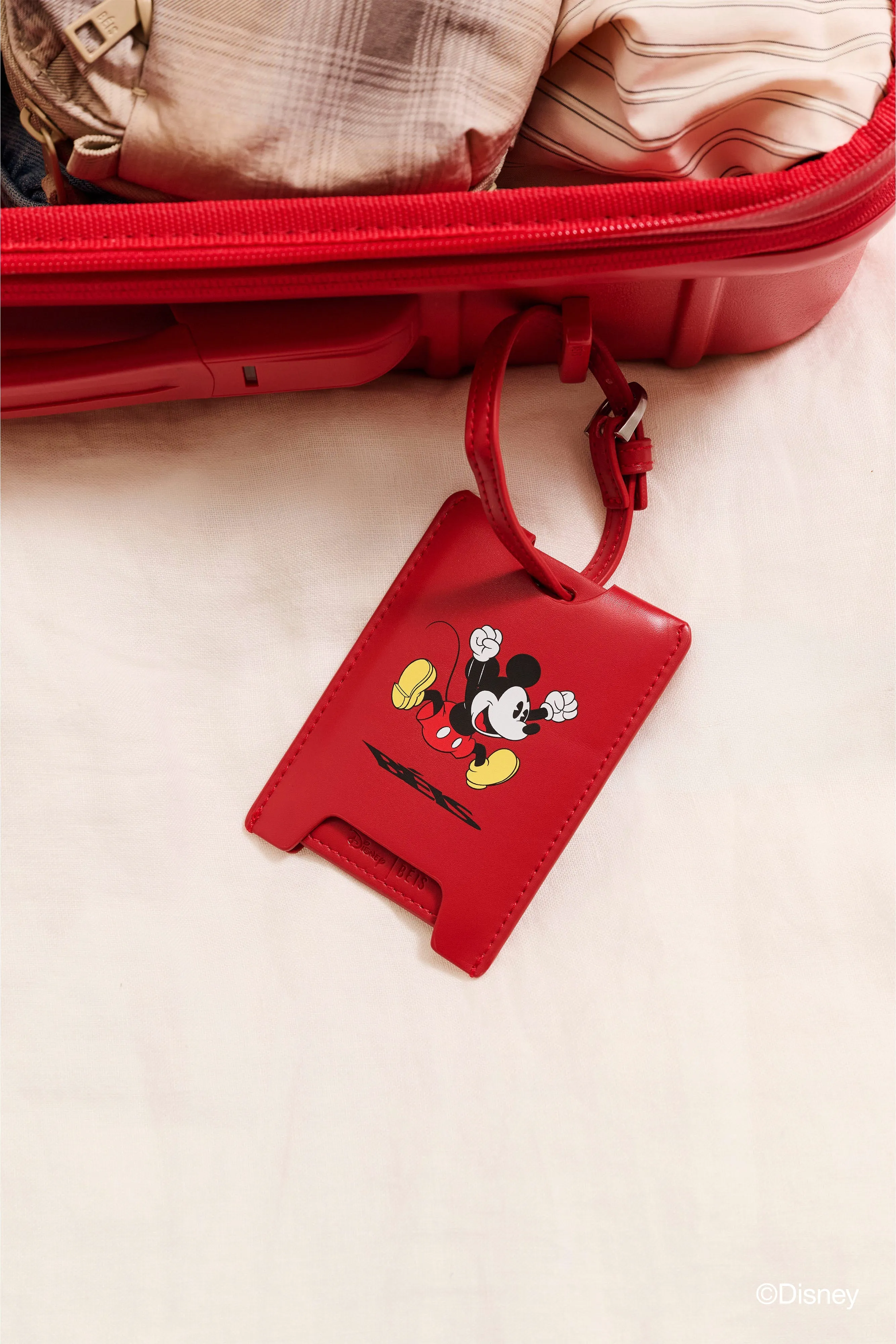 The Disney Luggage Tag in Mickey Mouse Red sold by Beis product image thumbnail 4