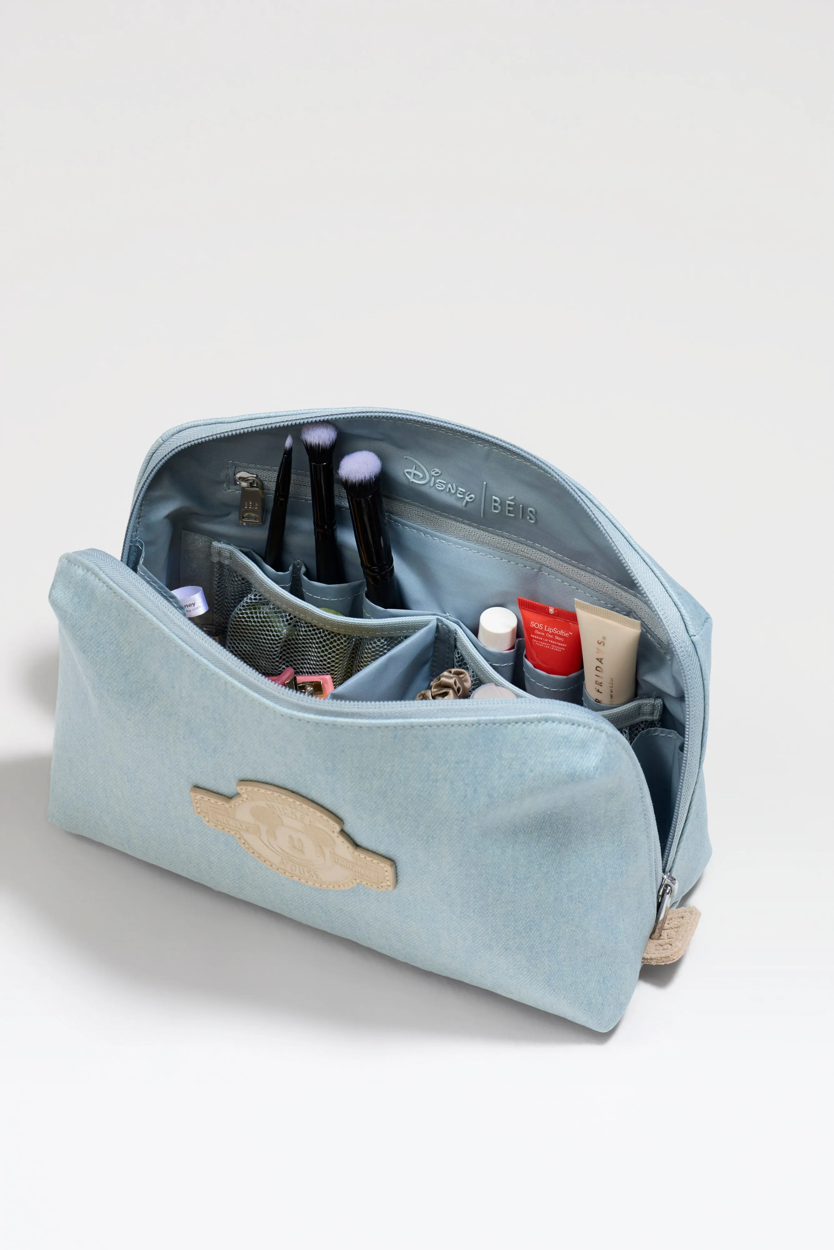 The Disney Medium Cosmetic Pouch in Blue Jeans sold by Beis product image thumbnail 2