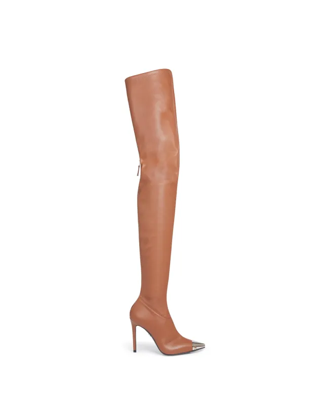 THIGH HIGH STRETCH NAPPA BOOTS sold by David Koma