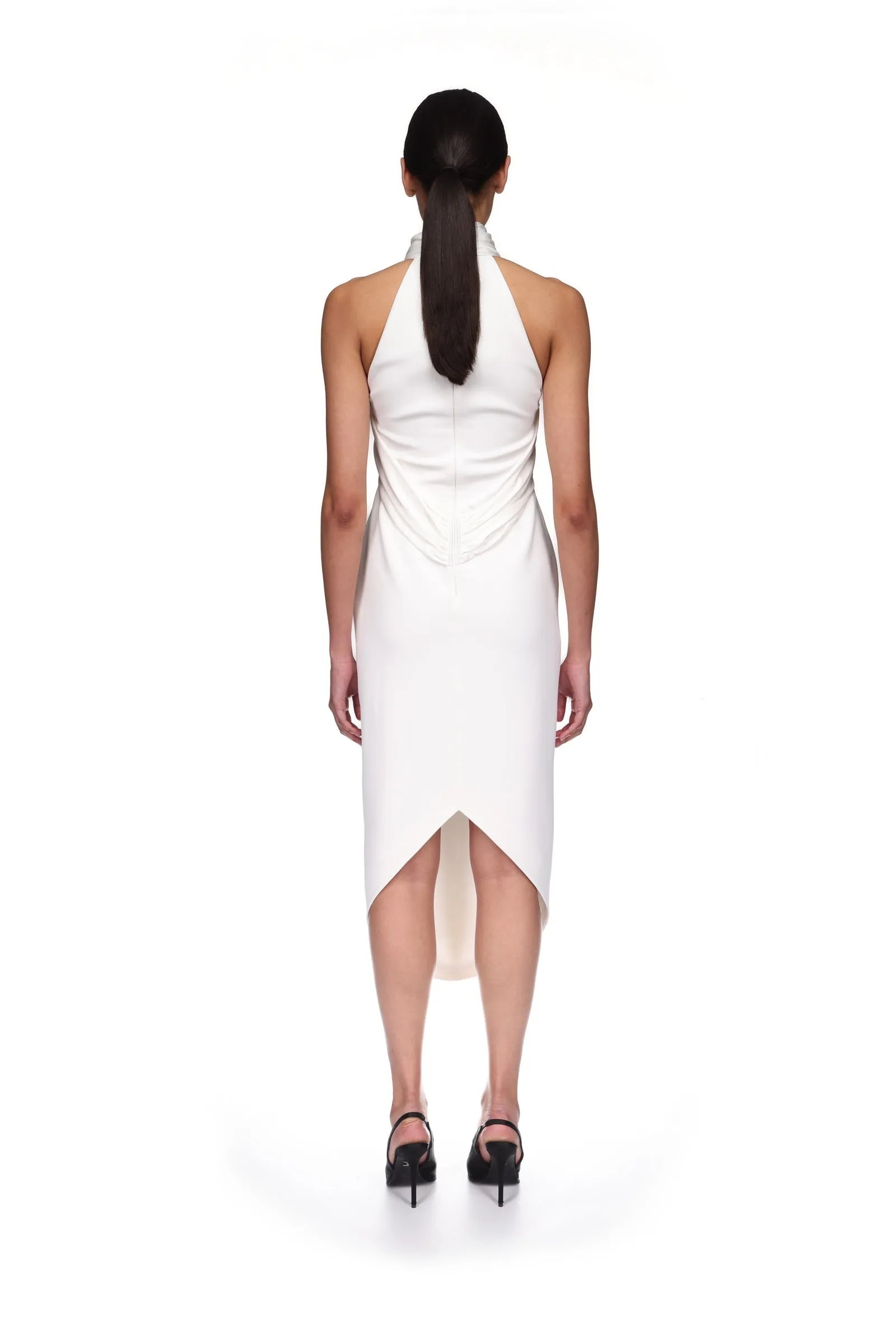CRYSTAL ARCH HALTER MIDI DRESS sold by David Koma product image thumbnail 5