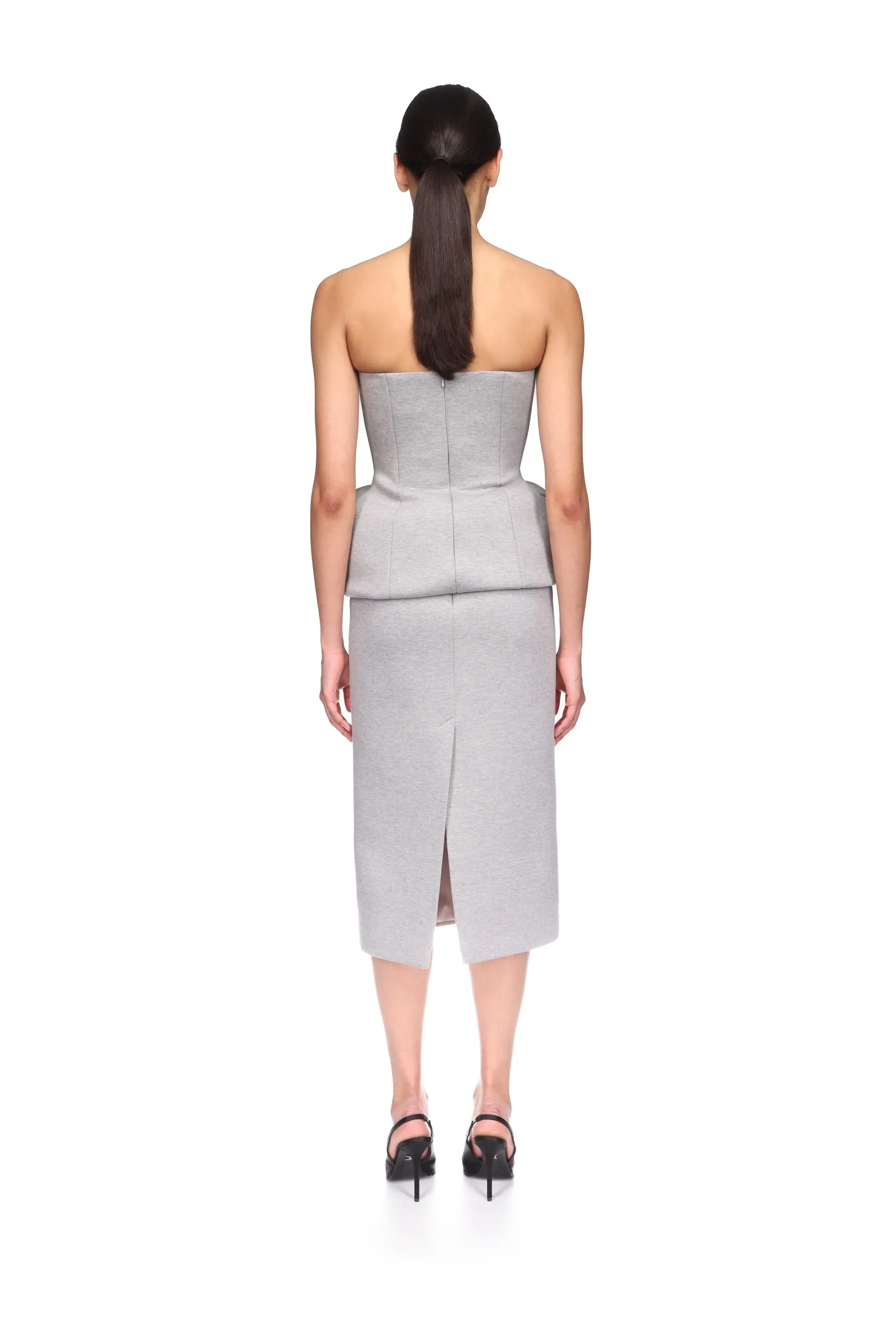 STRAPLESS TOP WITH PADDED HIP DETAIL sold by David Koma product image thumbnail 5