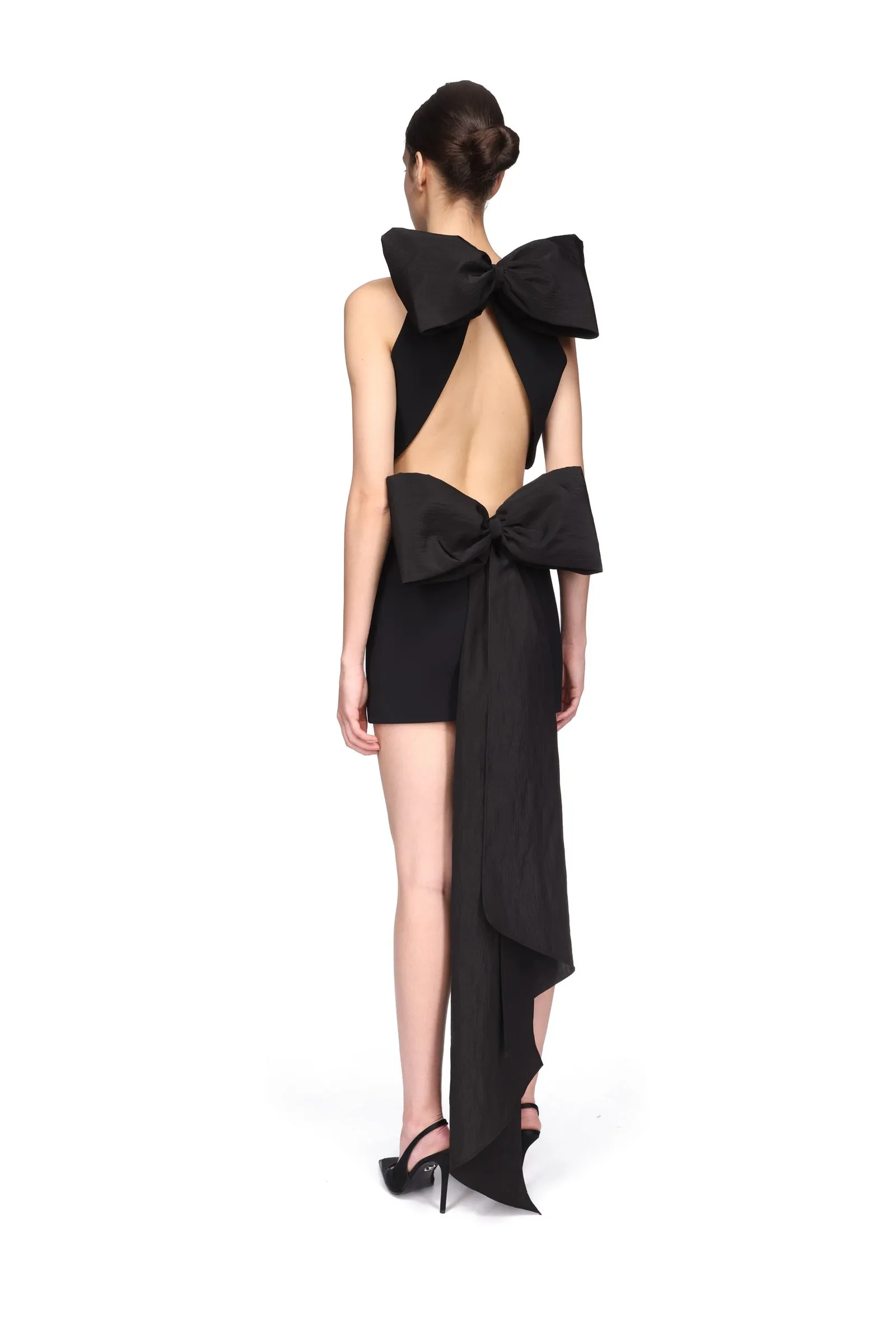 OVERSIZED BOW DETAIL MINI SKIRT sold by David Koma product image thumbnail 3