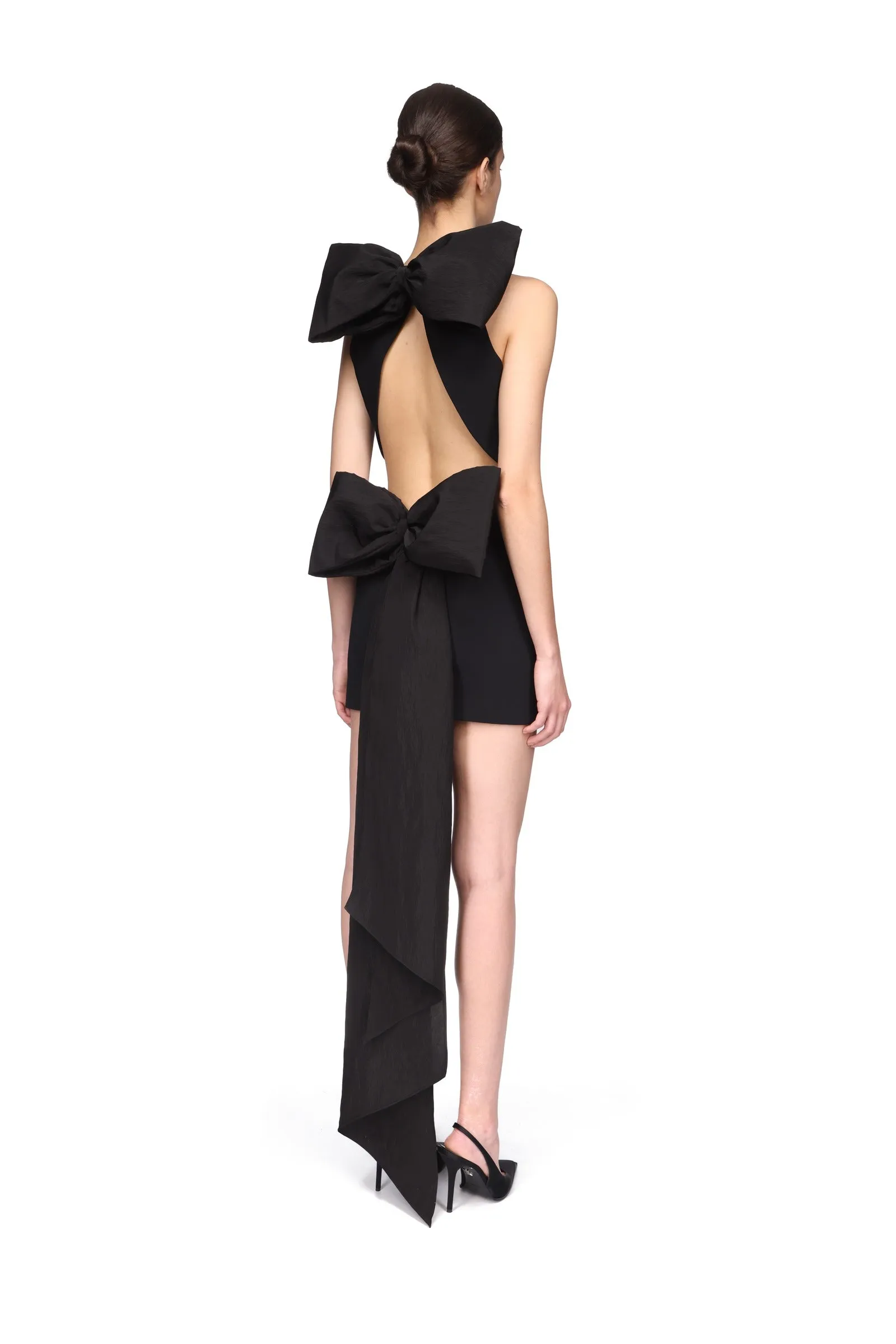 OVERSIZED BOW DETAIL MINI SKIRT sold by David Koma product image thumbnail 4