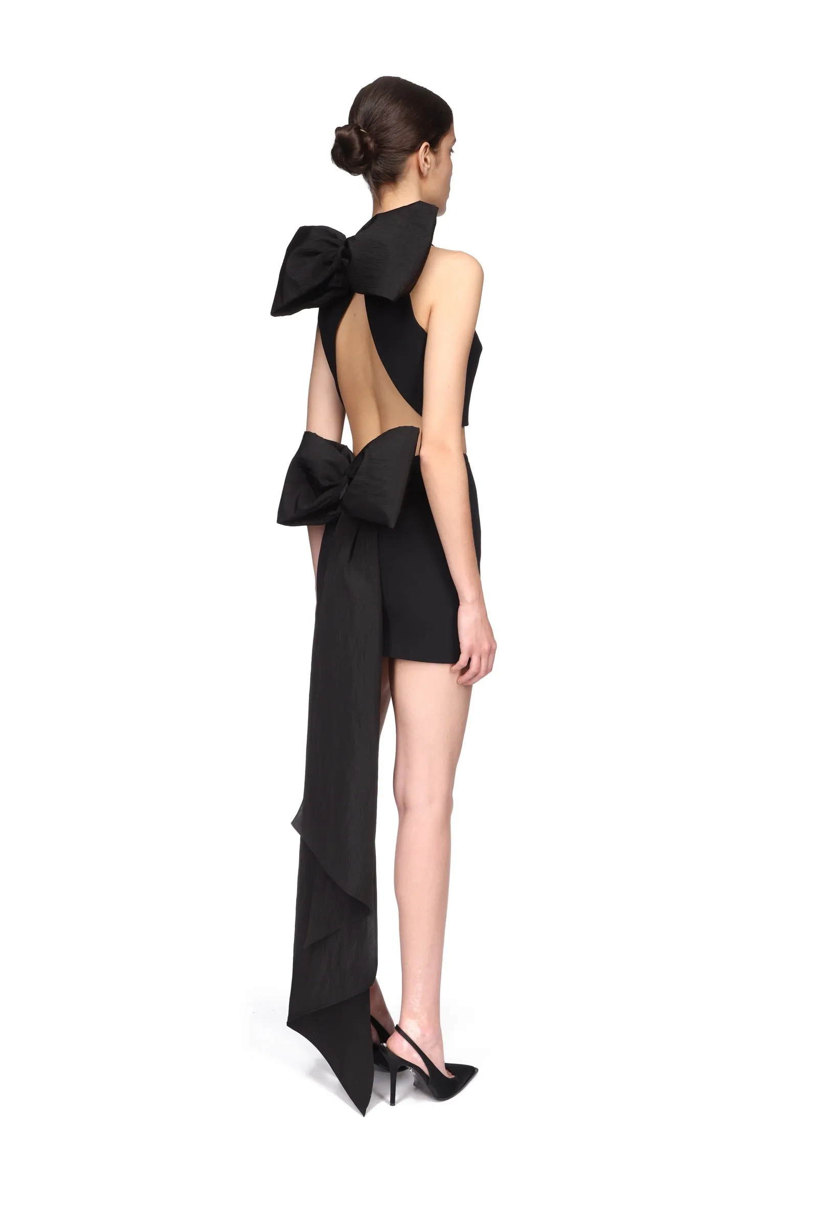 OVERSIZED BOW DETAIL CROP TOP sold by David Koma product image thumbnail 4