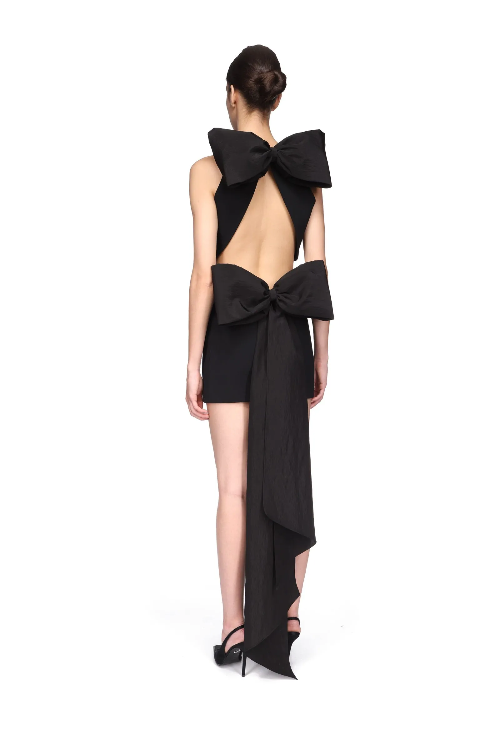 OVERSIZED BOW DETAIL CROP TOP sold by David Koma product image thumbnail 3
