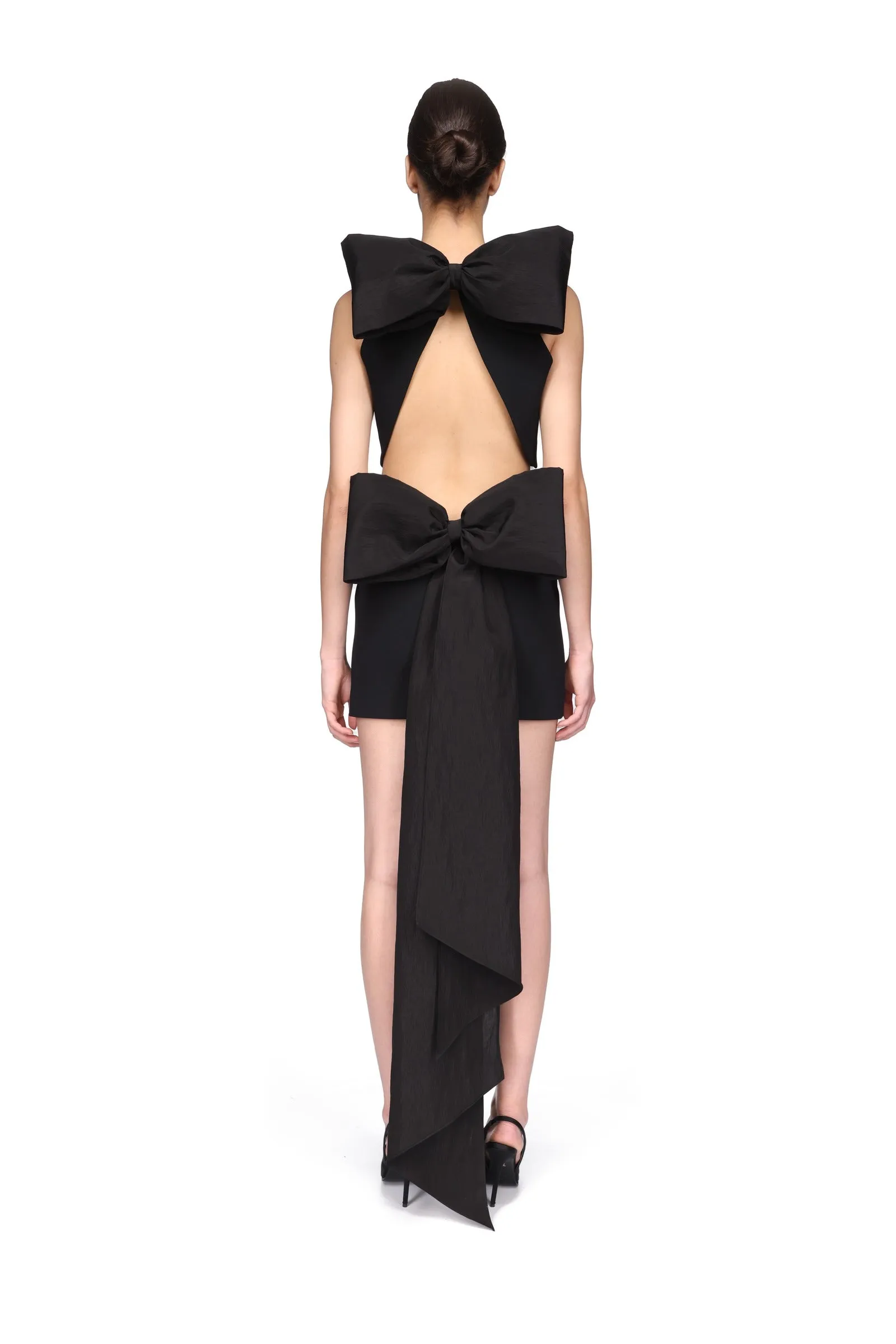 OVERSIZED BOW DETAIL CROP TOP sold by David Koma product image thumbnail 5