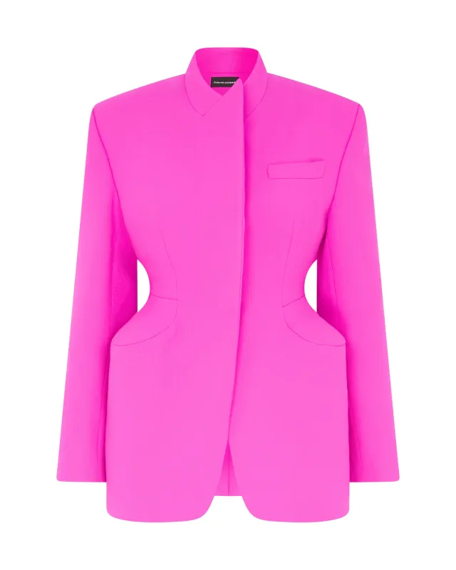 PADDED HIP DETAIL JACKET made by David Koma