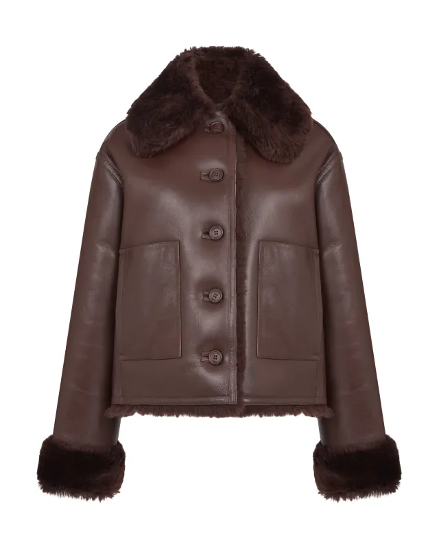 REVERSIBLE SHEARLING JACKET sold by David Koma