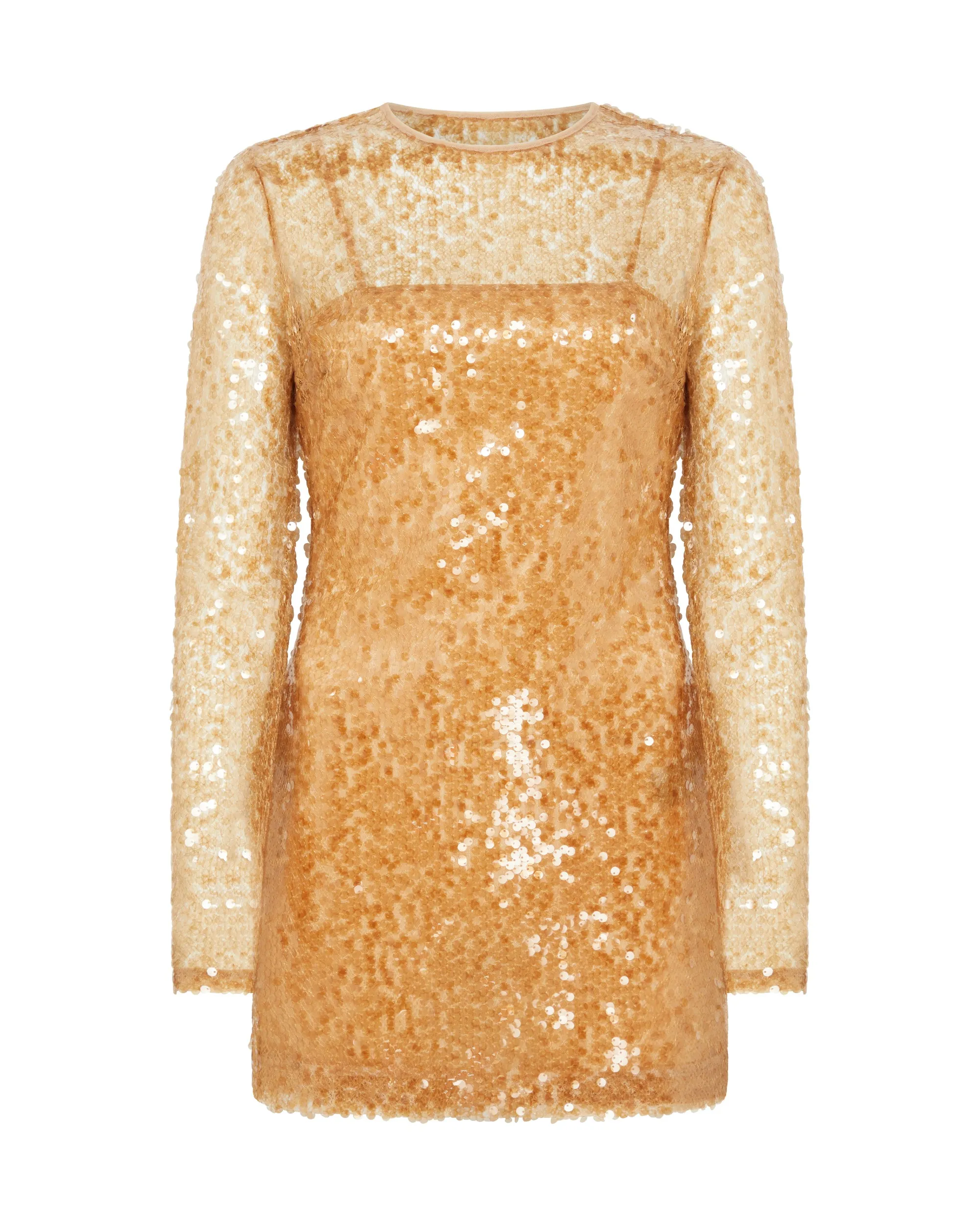 LONG SLEEVE MINI SEQUIN DRESS sold by David Koma