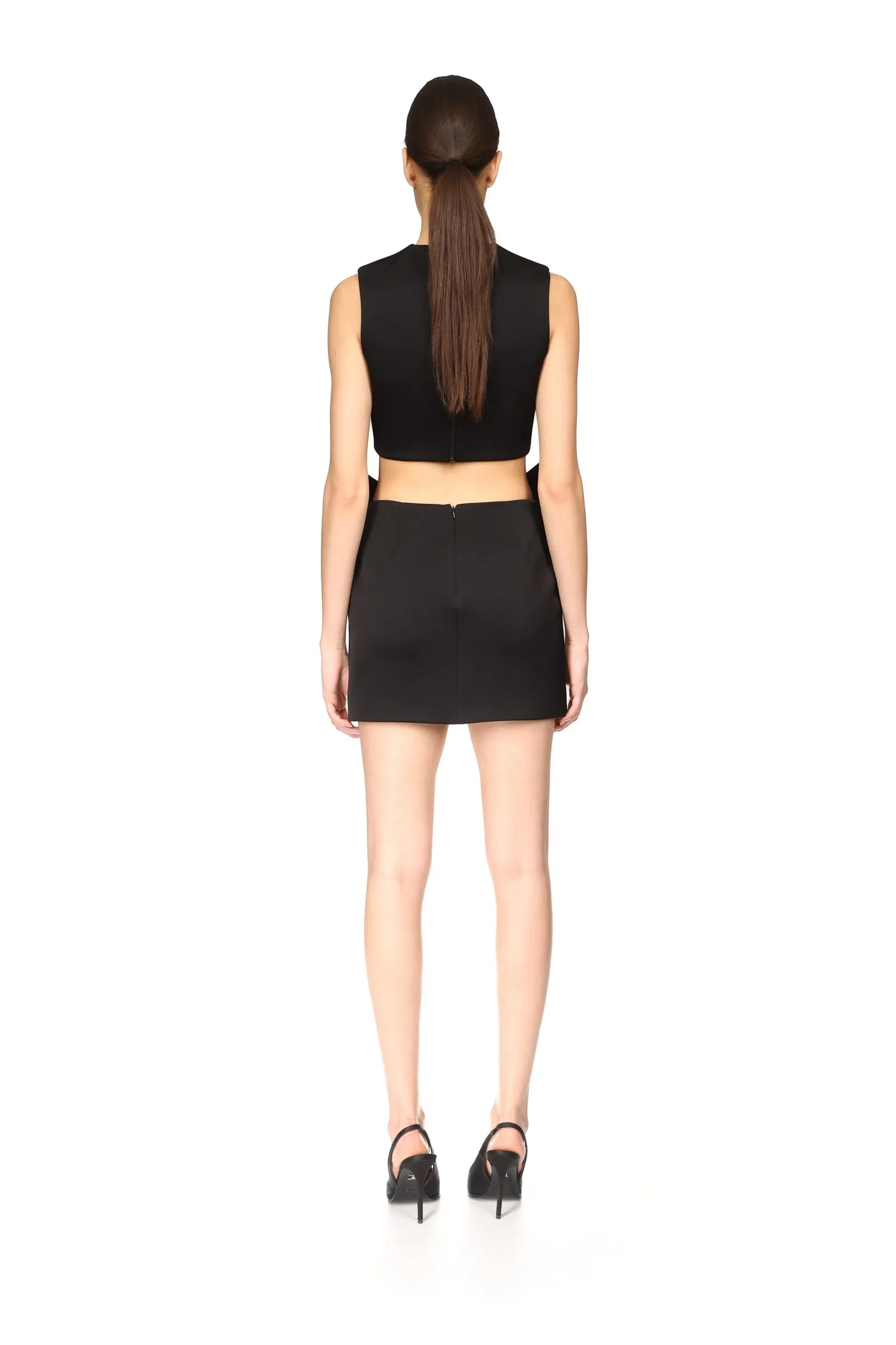 V SHAPE CUTOUT CROP TOP sold by David Koma product image thumbnail 5