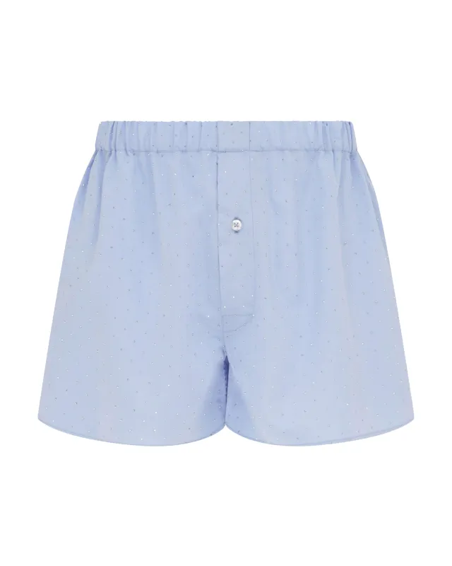 GLITTERING BOXER SHORTS sold by David Koma