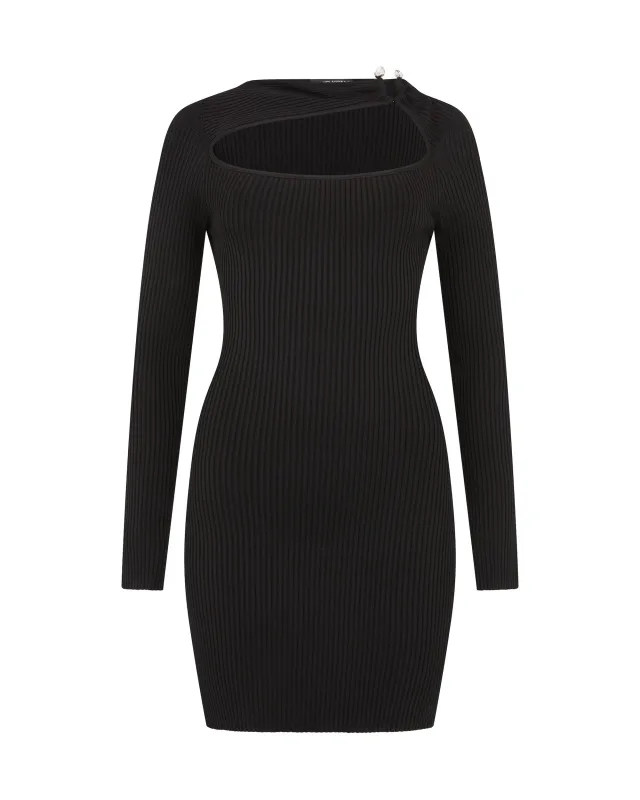 CRYSTAL BUCKLE MINI DRESS made by David Koma