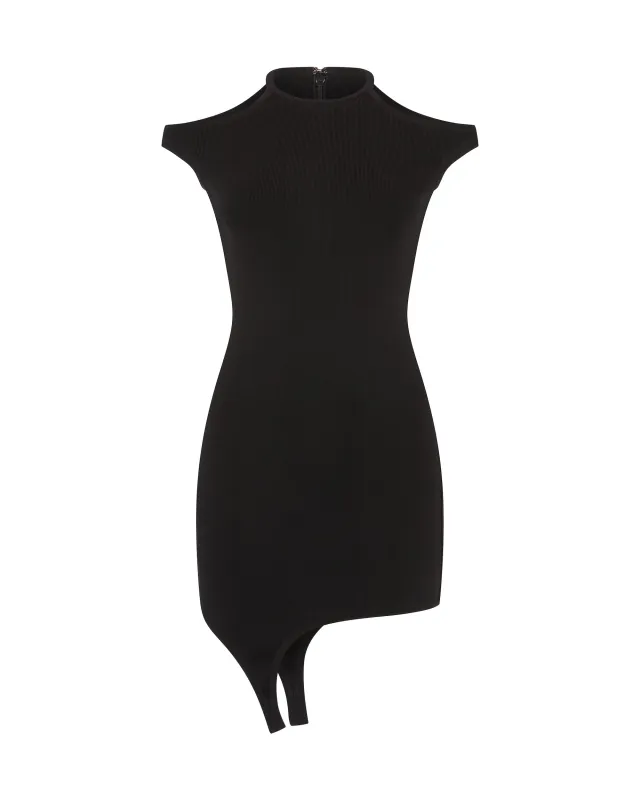 ASYMMETRIC KNIT DRESS WITH BUCKLE sold by David Koma