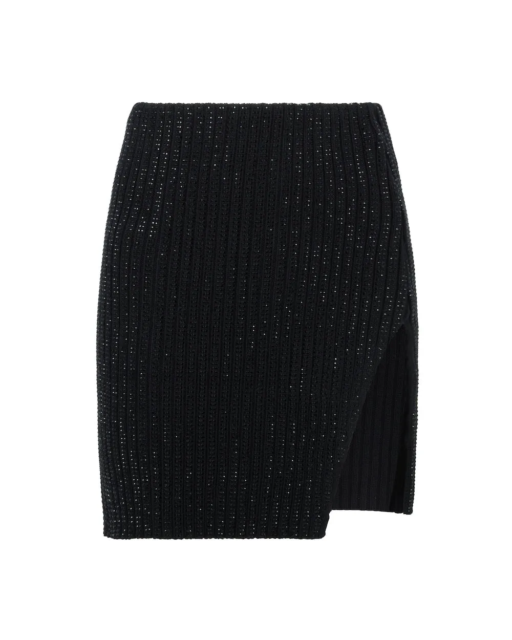 RHINESTONE EMBROIDERED KNITTED SKIRT sold by David Koma