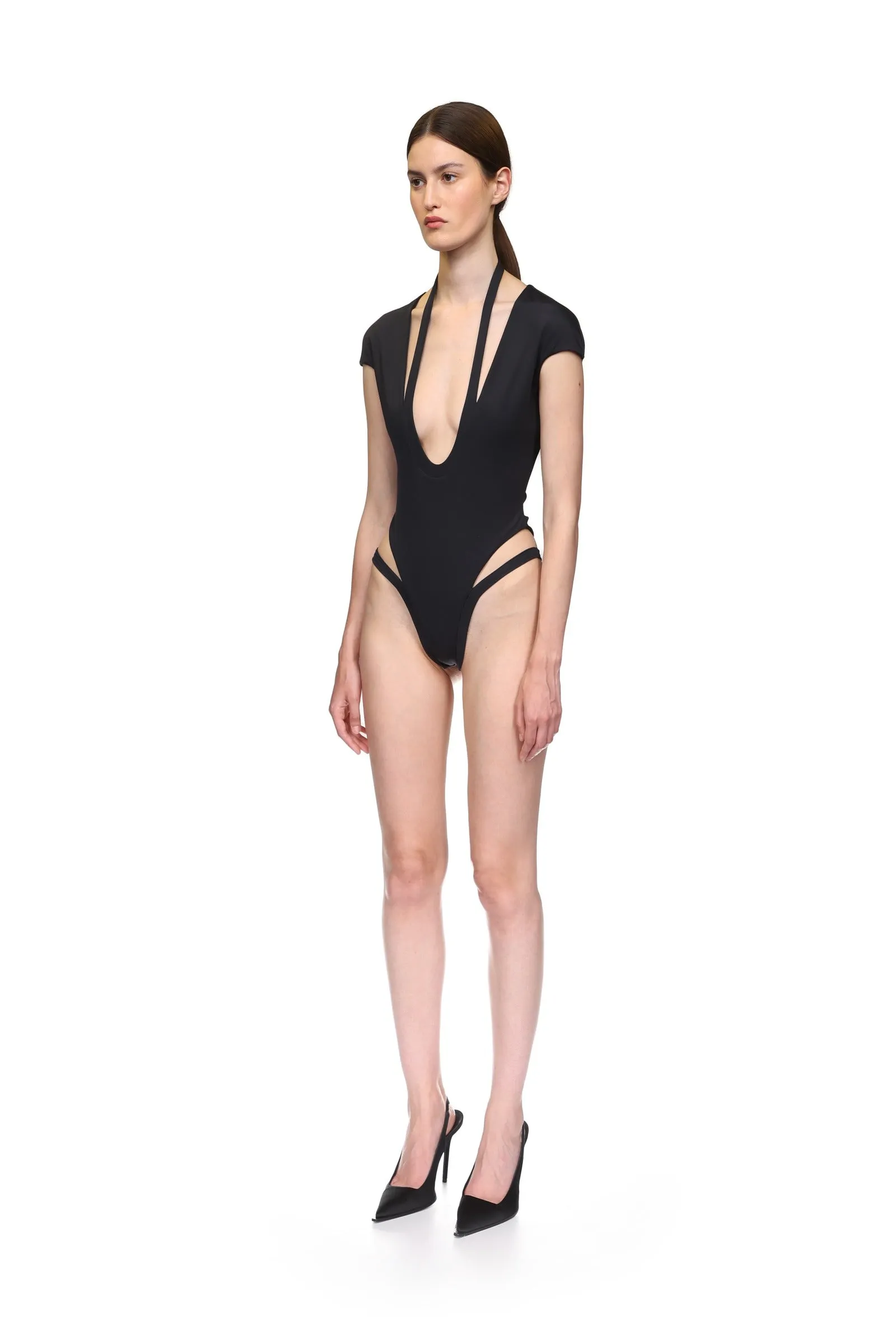 U SHAPE NECKLINE SWIMSUIT sold by David Koma product image thumbnail 3