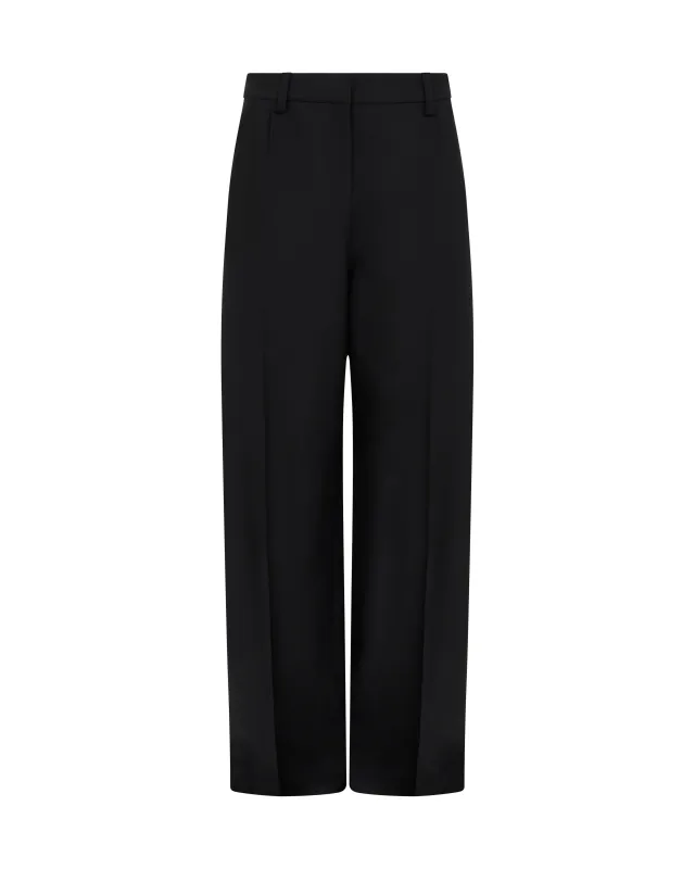 WIDE TAILORED TROUSERS IN BLACK sold by David Koma