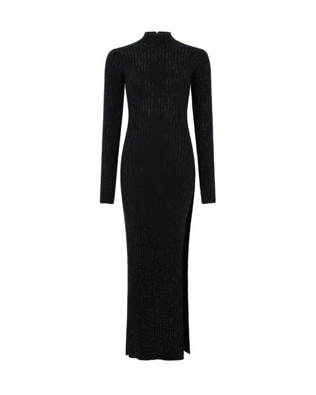 RHINESTONE EMBROIDERED KNITTED MIDI DRESS sold by David Koma
