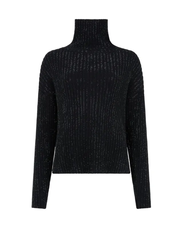 RHINESTONE EMBROIDERED KNITTED JUMPER sold by David Koma