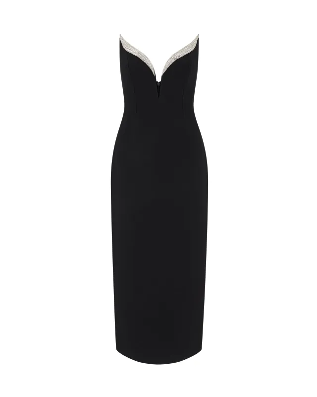 CRYSTAL WINGS MIDI DRESS sold by David Koma