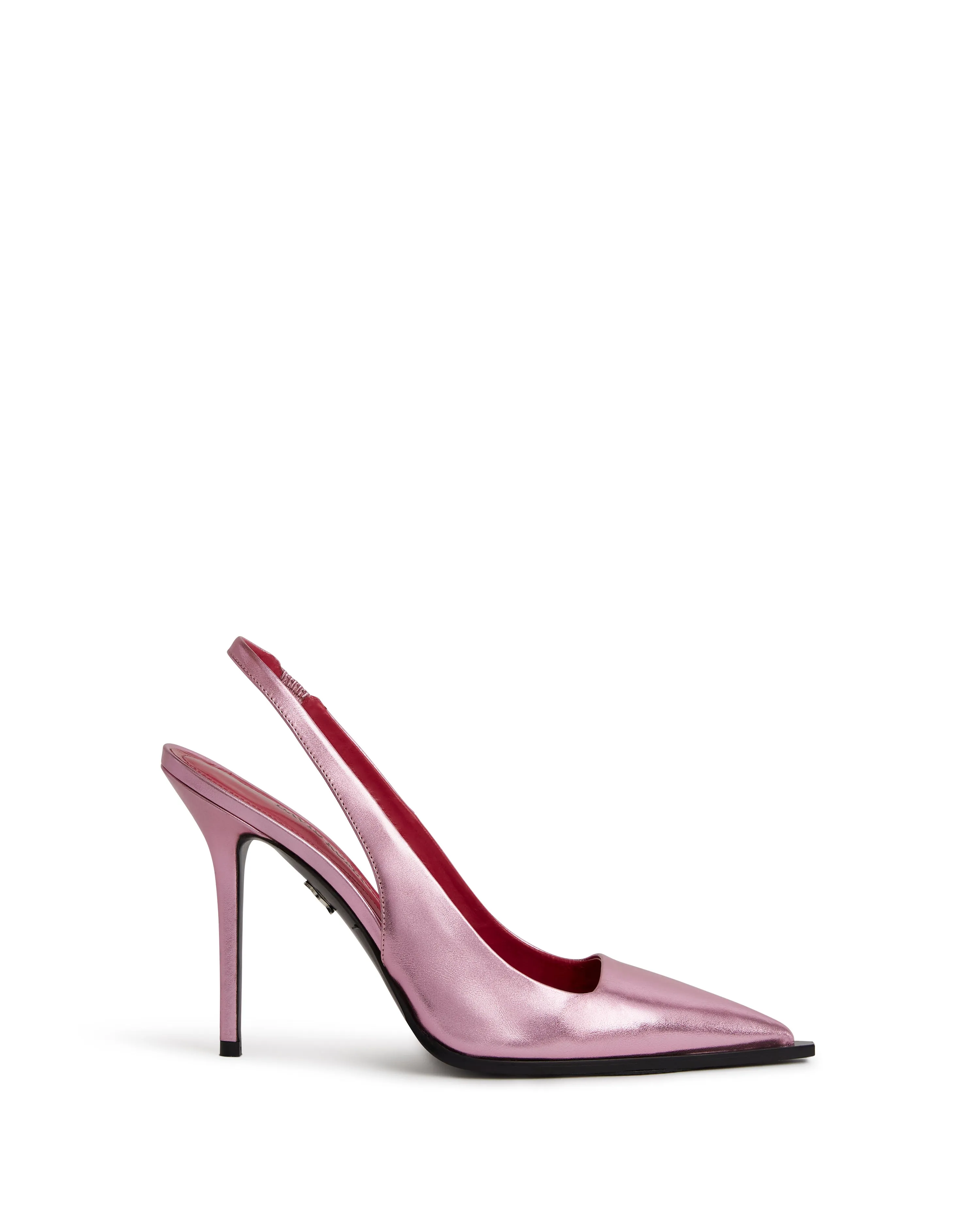 SLINGBACK LEATHER PUMPS IN PINK sold by David Koma