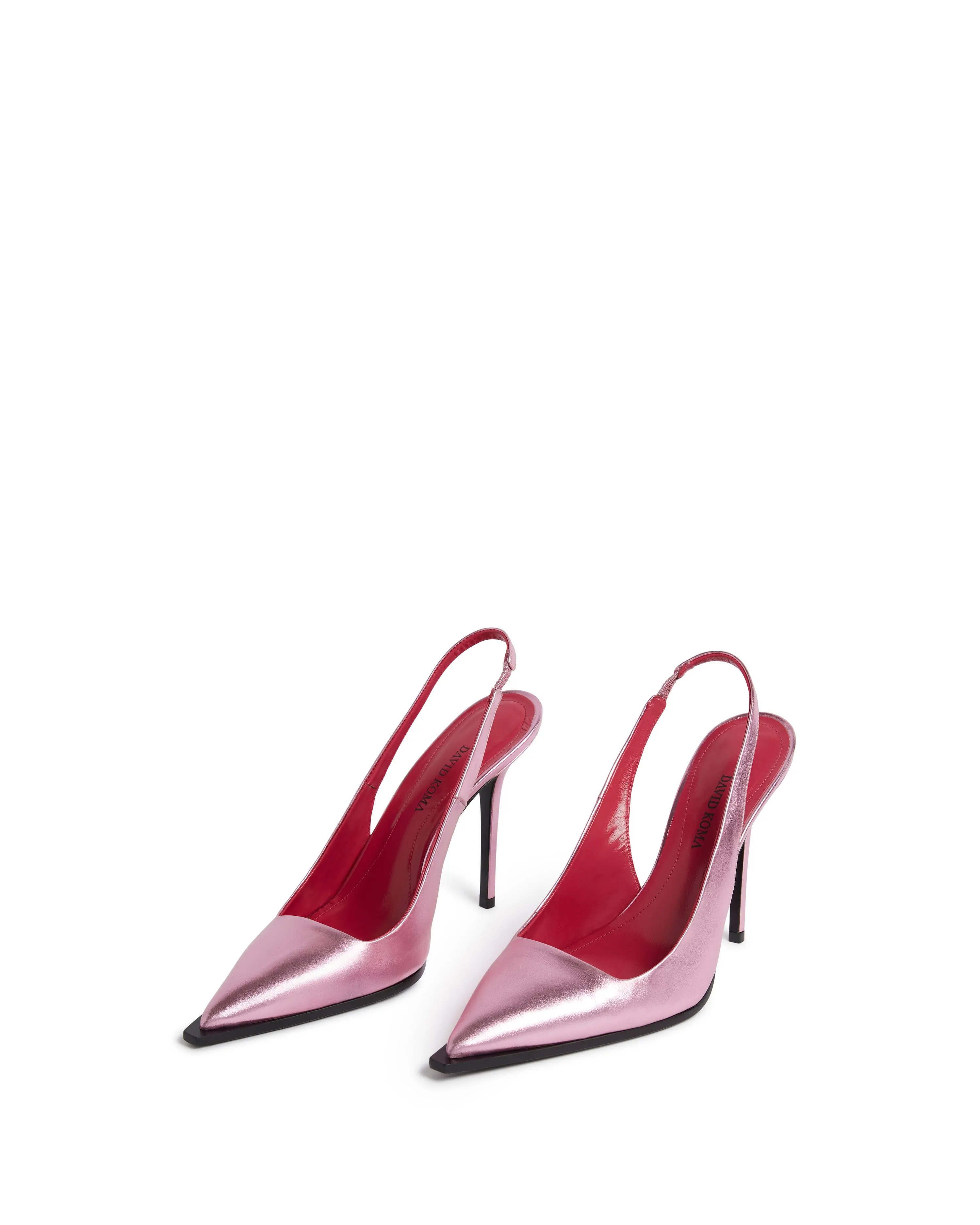 SLINGBACK LEATHER PUMPS IN PINK sold by David Koma product image thumbnail 2