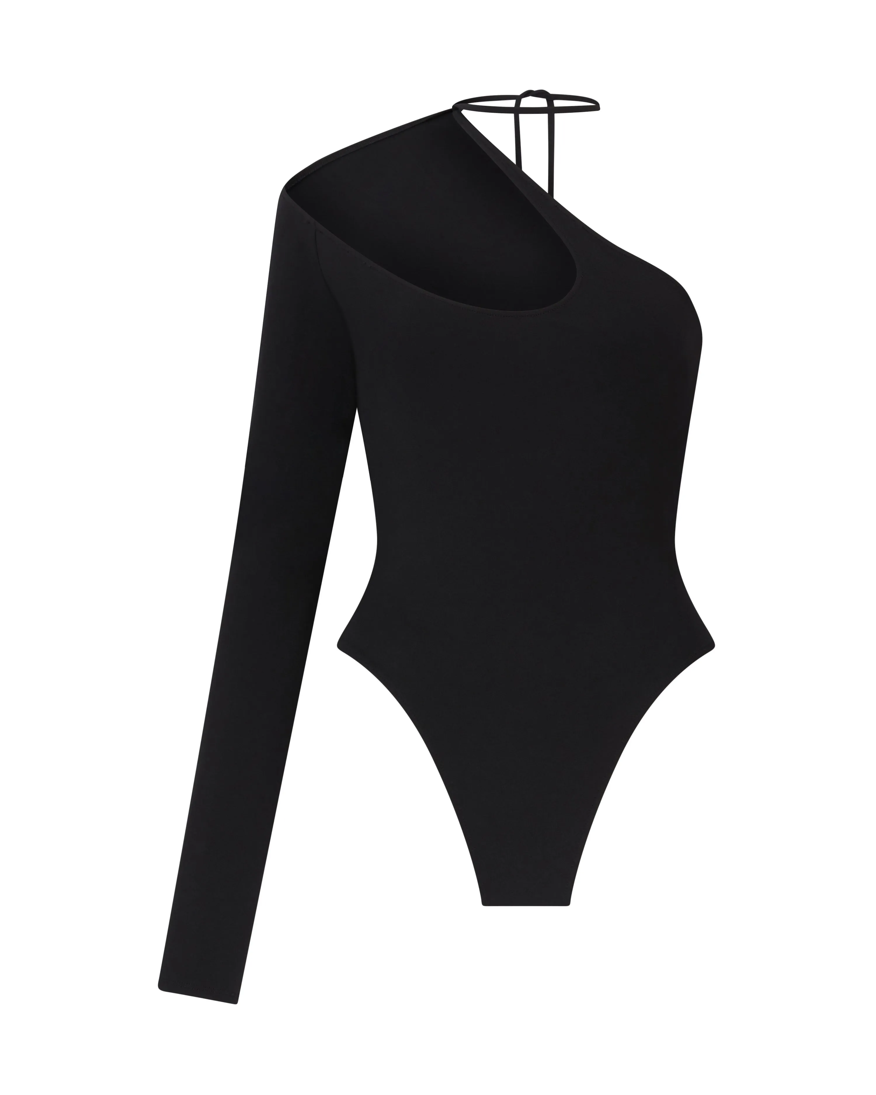 ASYMM CHEST CUTOUT JERSEY BODYSUIT sold by David Koma
