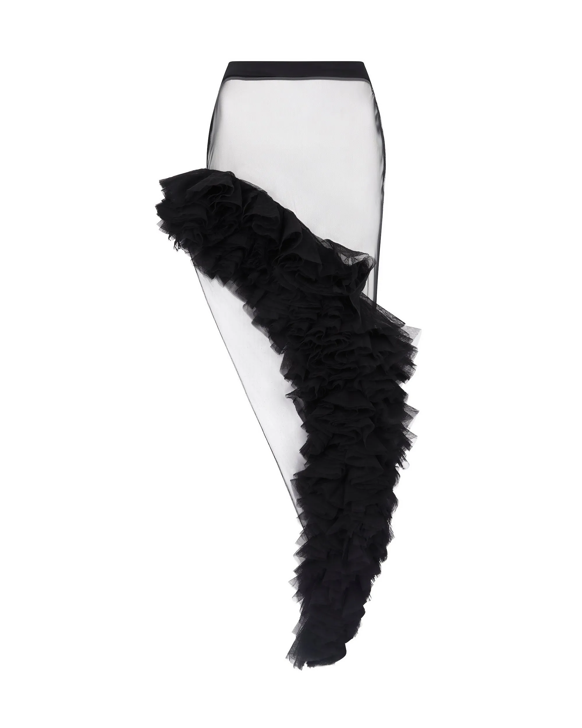 RUFFLE HEM TULLE SKIRT sold by David Koma
